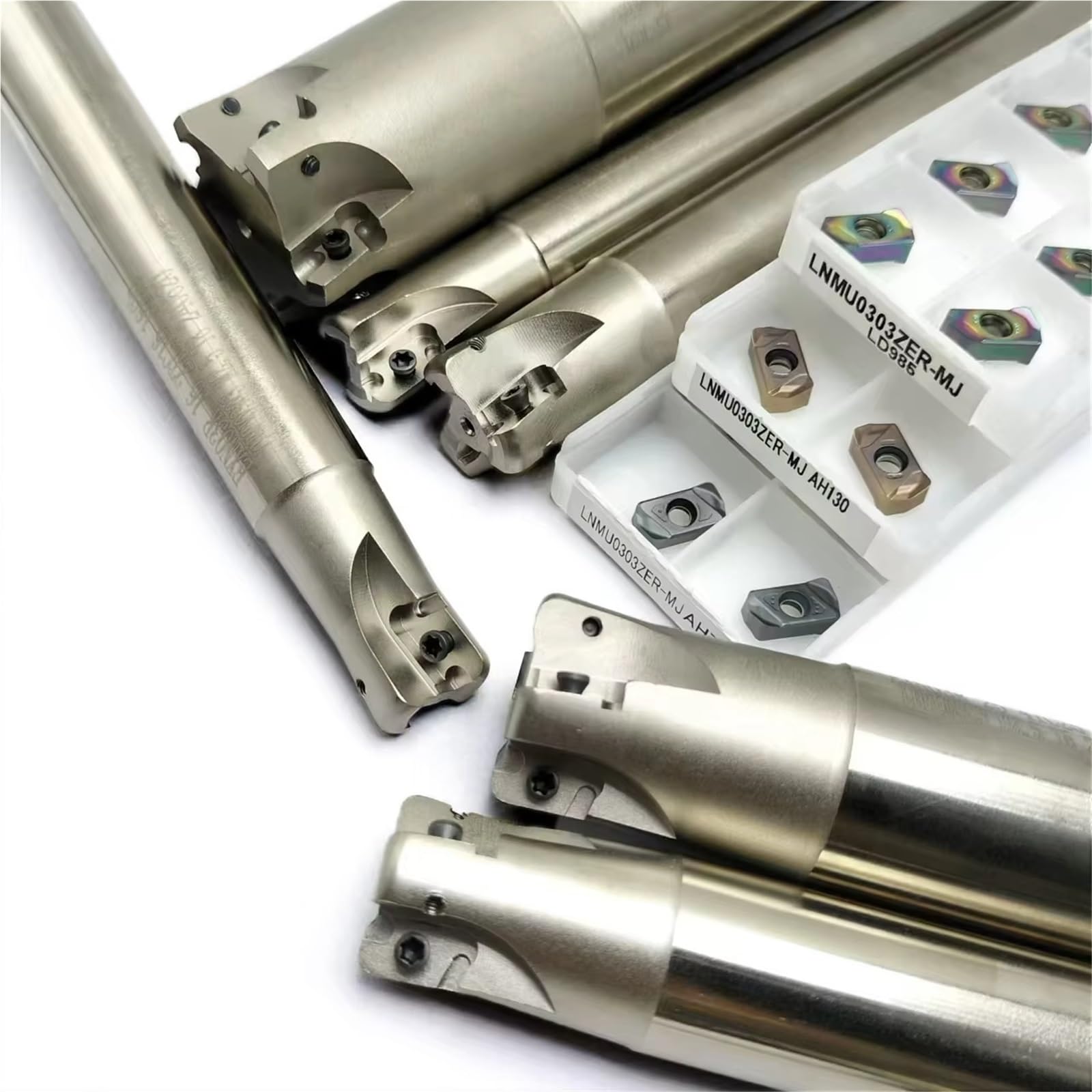 EXN03R Doppelseitige Schnellvorschub-Fräserhalter-Werkzeugstange Für LNMU0303 LNMU0303ZE MJ AH725 LNMU0303ZE MJ LD985 Hartmetalleinsatz Wendeschneidplatten(EXN03R 16-16-160L-2T)