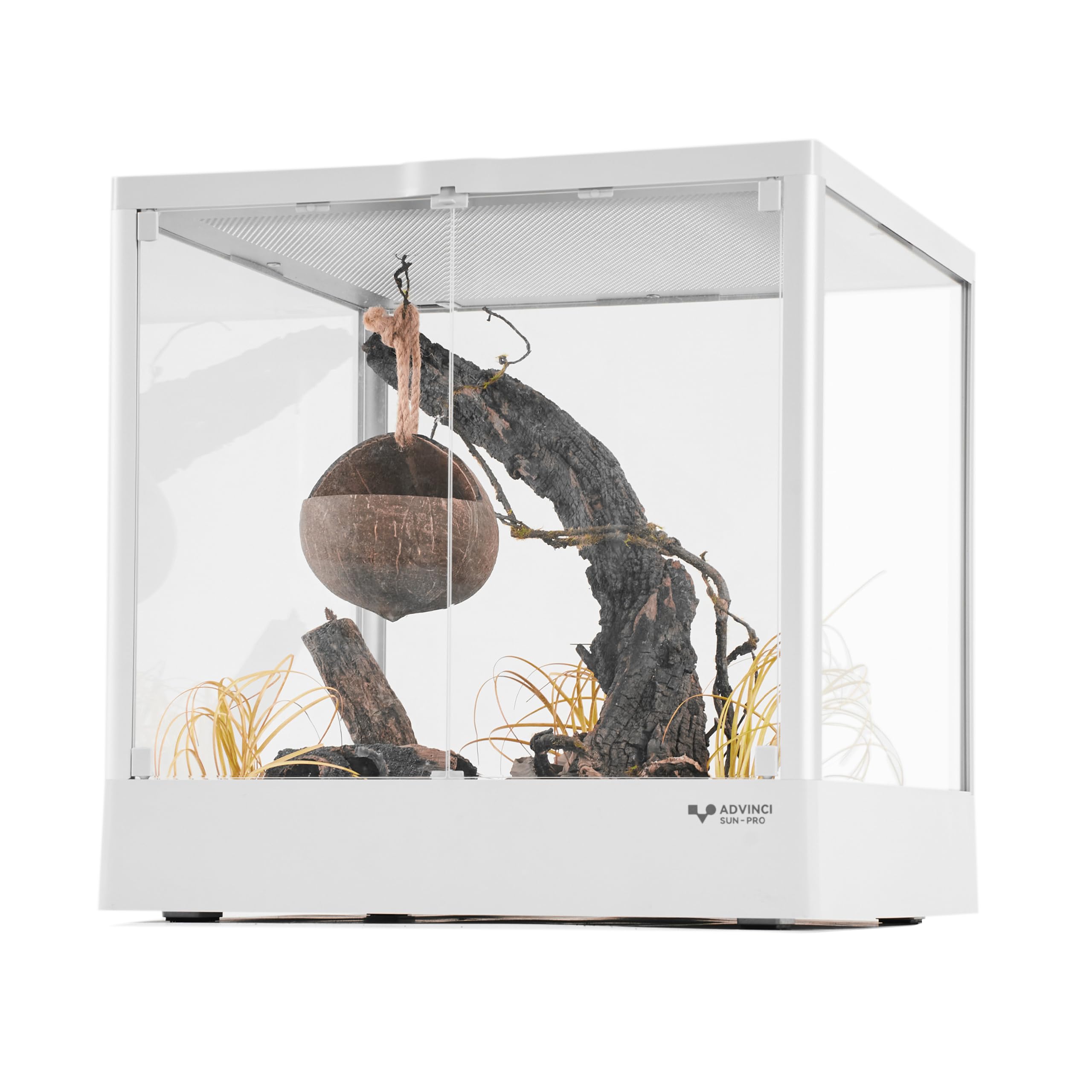 Amazon | ADVINCI 爬虫類飼育ケージ 45×45×45cm 91L 強化ガラス完全