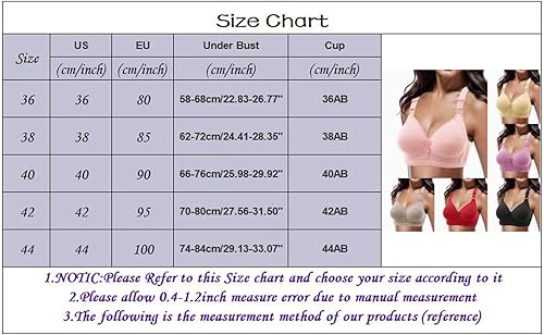 Miniatura 3 de Underoutfit Front Clasp Bras for Women Plus Size High Tank Top Secret Strapless Bras for Women Reusable Adhesive Bra B
