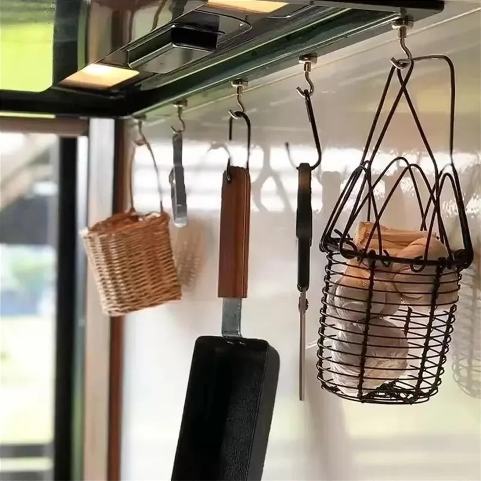 4 szt. Haczyki magnetyczne z metalem do ściany kuchennej lodówki