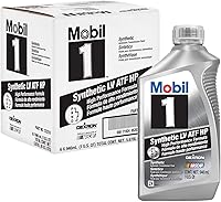 Mobil 1 Synthetic LV ATF HP Full Synthetic Transmission Fluid - 6 Quart Pack for Extended Life & Smooth Shifting