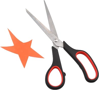 eZthings Scissors Set for Home Crafts and Arts or Office Cutting Projects (Multipurpose Scissors)