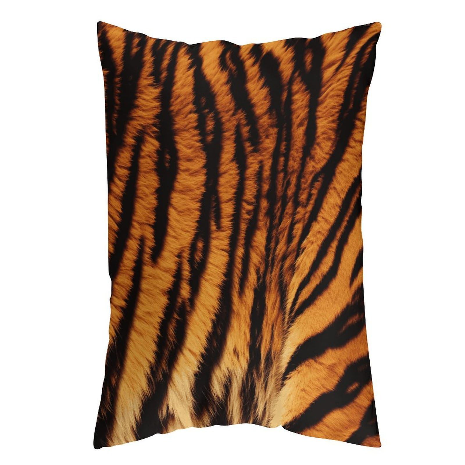 LDGSUPH Tiger Striped Pattern Pillow Cases Soft Pillowcase with Invisible Zipper Wrinkle Resistant Pillow Covers Breathable Removable Pillow Protector for Bed Sofa Car 12 "x20