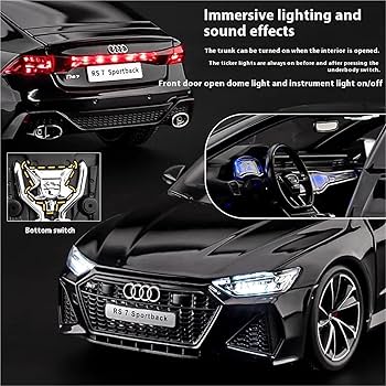 Amazon.com: LOGVBCFM Finished Model Car Alloy 1:18 for Audi