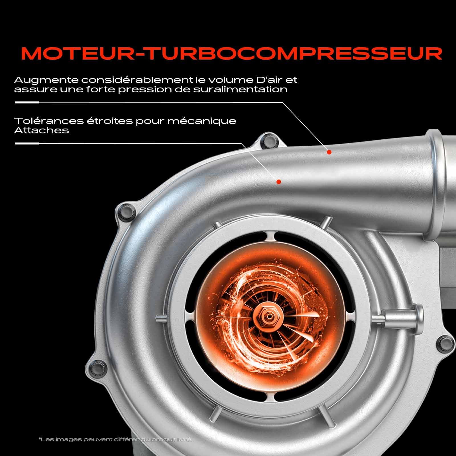 Frankberg Turbocompresseur 8201054152 | Compatible avec: Boîte Trafic II FL,Trafic II plateau/châssis EL,NV400 plateau/châssis X62 X62B,NV400 Box X62 X62B,Vivaro