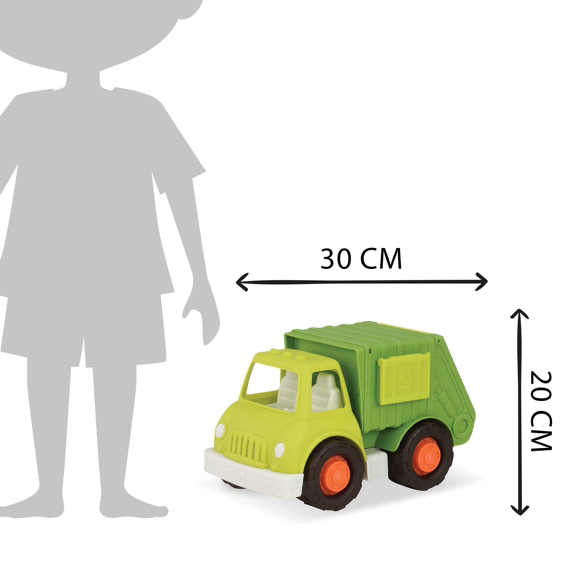 Wonder Wheels by Battat Recycling Truck Toy Garbage Truck 3