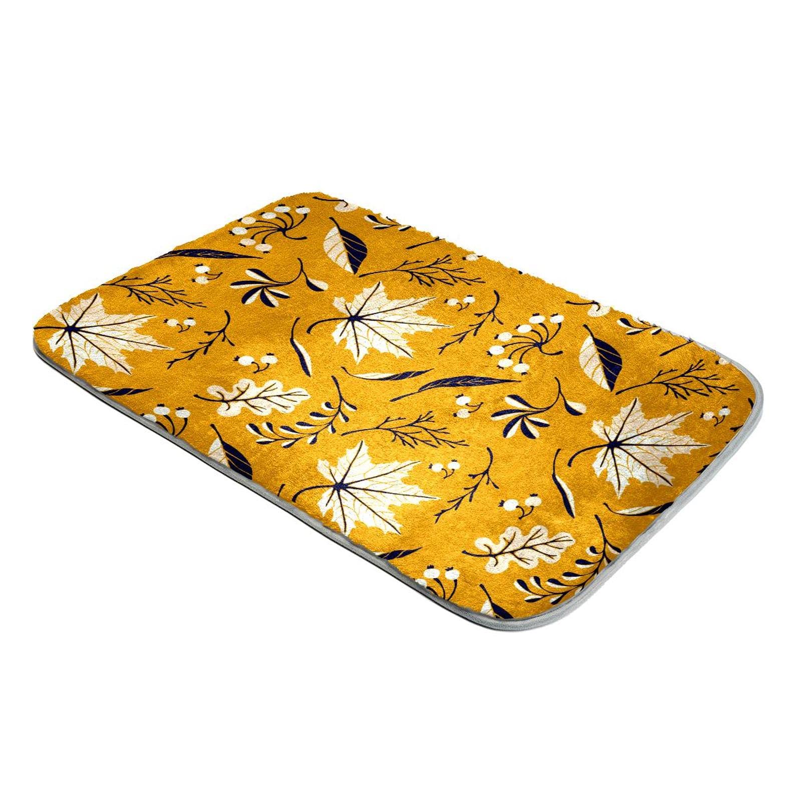 Tapis à poils longs ultra doux pour une chambre cosy et jaune