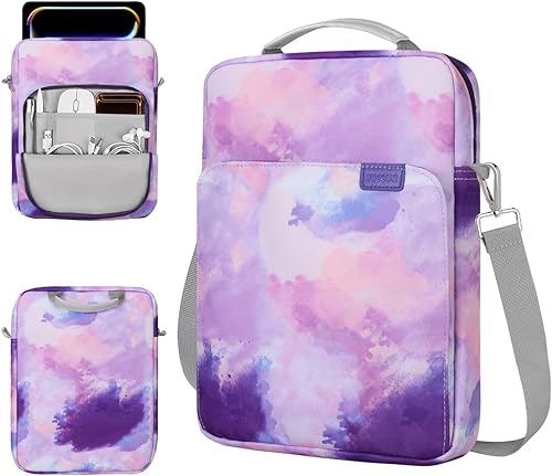 Miniatura 24 de TiMOVO - Funda para tablet de 9-11 pulgadas con correa para el hombro para iPad 11 pulgadas A16 2025, iPad 10.ª generación 10.9"/10.2", Galaxy Tab