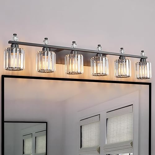 Miniatura 33 de Luces de tocador 4-Luces Modernas de Cristal para Tocador Luz de Baño Dorada Accesorios de Iluminación de Tocador sobre Espejo Lámparas de Tocador