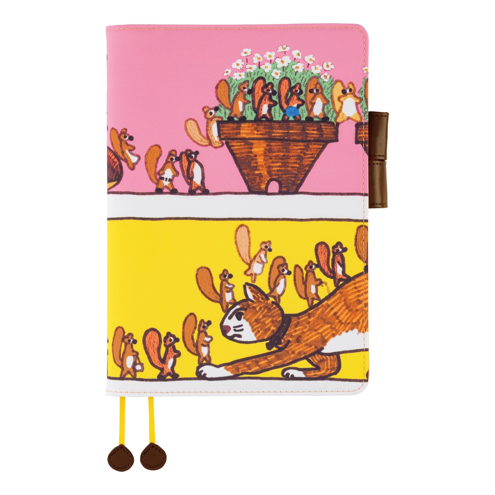 Hobonichi Techo Cousin A5 Notebook Cover 100% ORANGE Polyester Japan