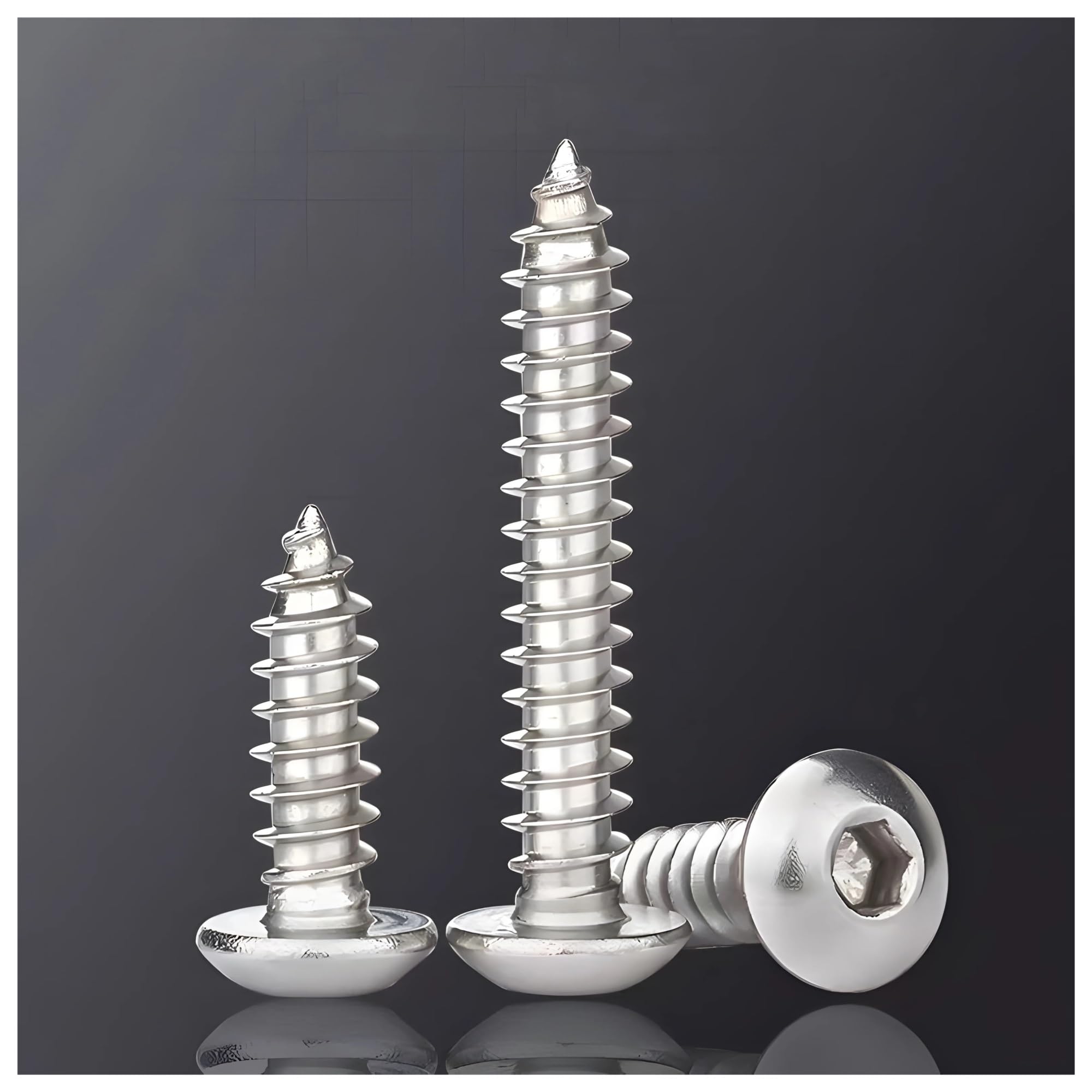 Tornillos De Rosca Hexagonales Hierro Y Acero Inoxidable, Tamaño M2, M3, M4, M5, M6, M8, M10, Perno Tuerca(65mm,M10 x 2 pcs)