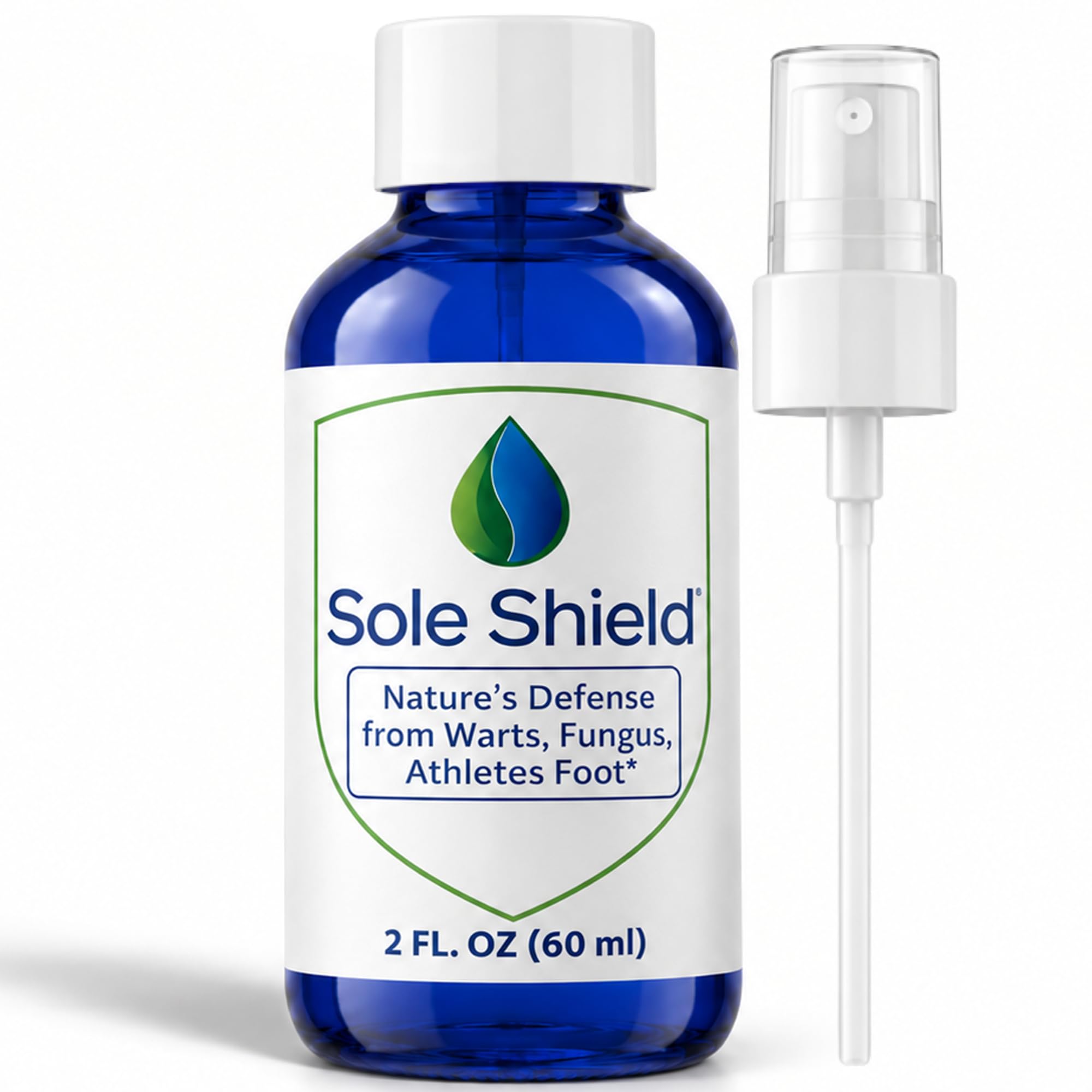 Antifungal Foot Spray Athlete's Foot, Jock Itch & Ringworm Treatment: Sole Shield Clear Iodine Liquid Natural Itchy Feet Spray for Men & Women Feet Hygiene, Gear Mist, Shoe Spray for Active Lifestyles