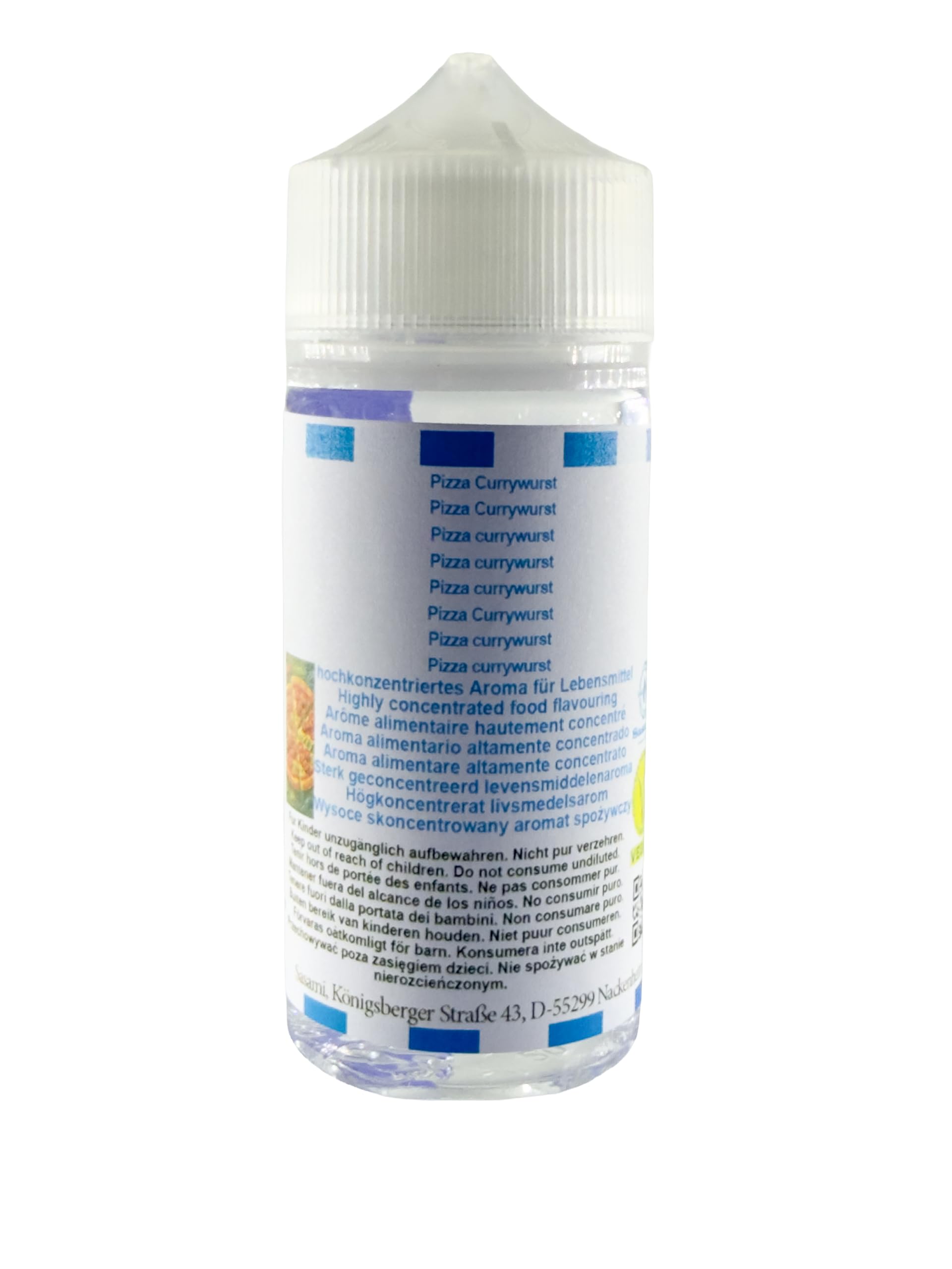 Pizza currywurst aroma concentrato - vegano - Sasami - 100ml