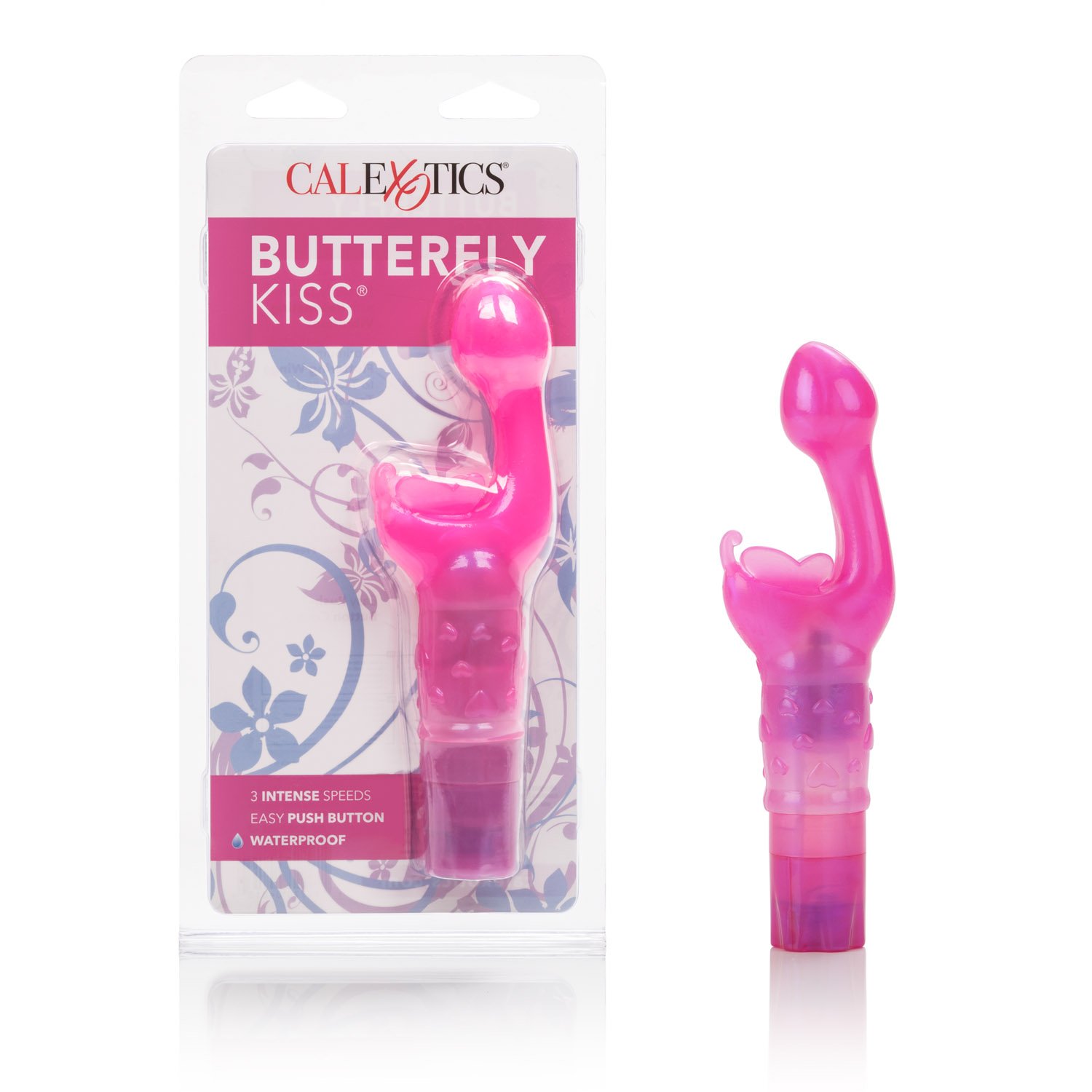 Amazon.com: CalExotics Original Butterfly Kiss Vibrator - Multi-Speed  Waterproof Vibe  Adult Sex Toys for Couples - Clitoral G Spot Massager   Pink : Health & Household