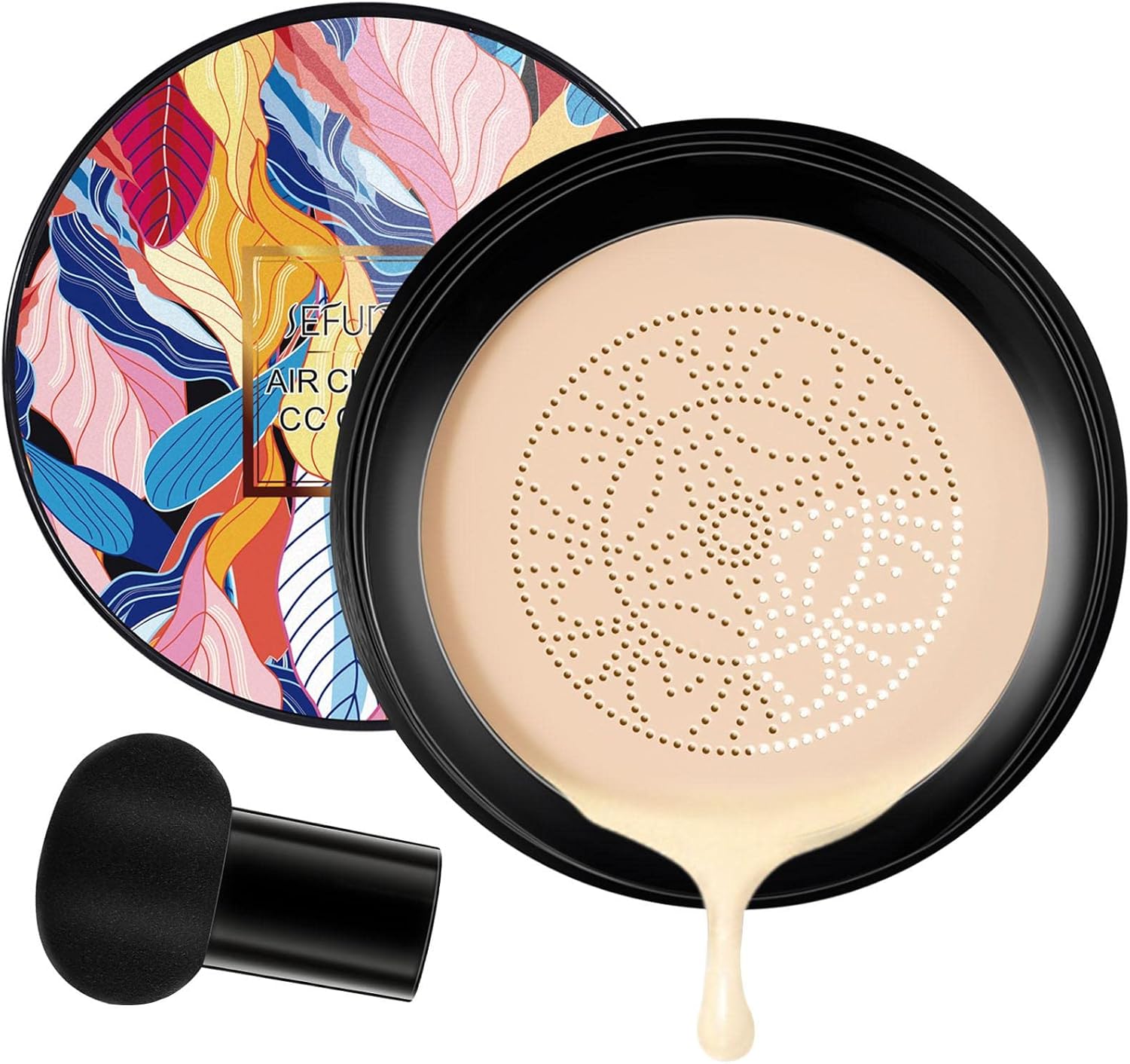 Air Cushion CC Cream Mushroom Head Foundation, Hidratante CC Cream