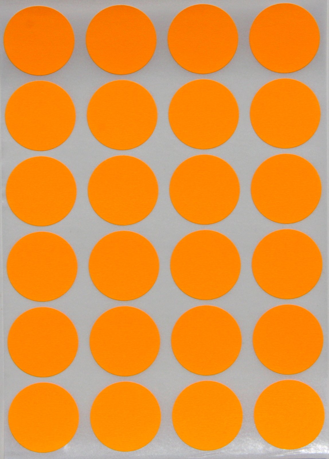 Royal Green Label Dot Stickers 25mm for Inventory and Labeling 2.5 cmBright Neon Orange - 1200 Pack โ image 1