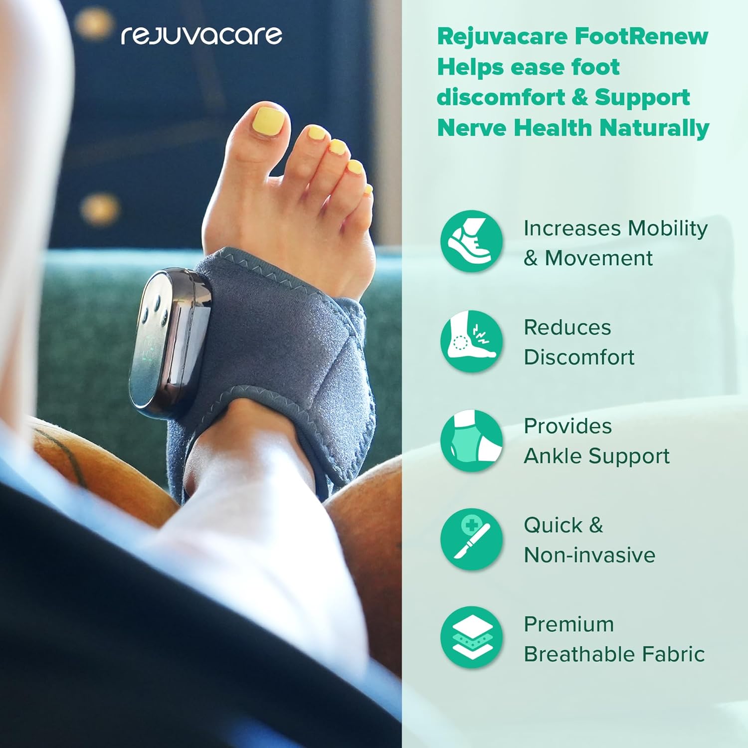 Foot Renew Triple Method Massager for Home Use - The Official 2026 - Relaxation Support for Foot and Ankles - 1 Piece - Image 7