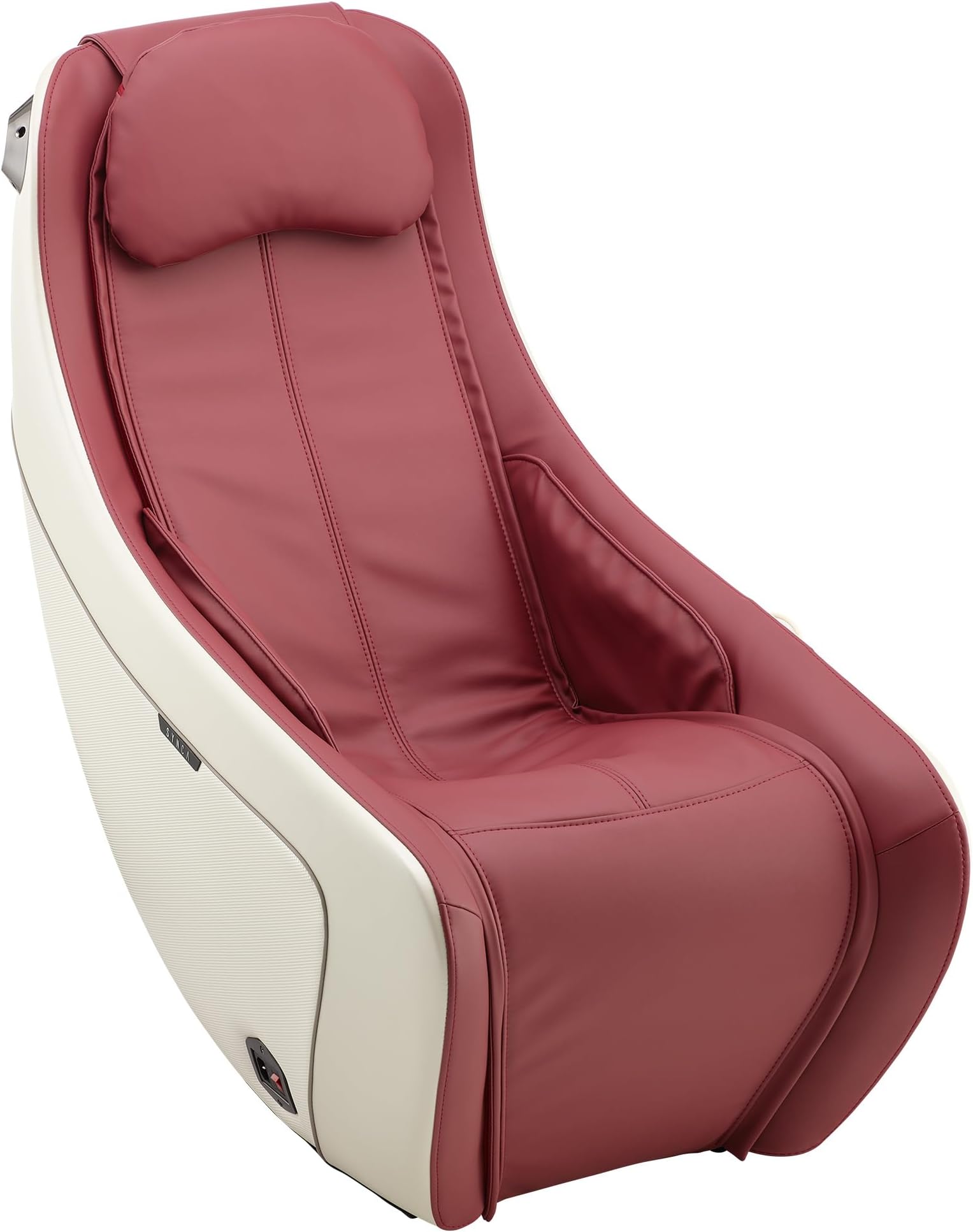 Synca Wellness CirC Premium Massage Chair - SL Track, Heated, Ergonomic, Full Body, Deep Tissue, Shiatsu and Remote-Controlled, Promoting Sleep and Blood Circulation, Home & Office Use (Wine)