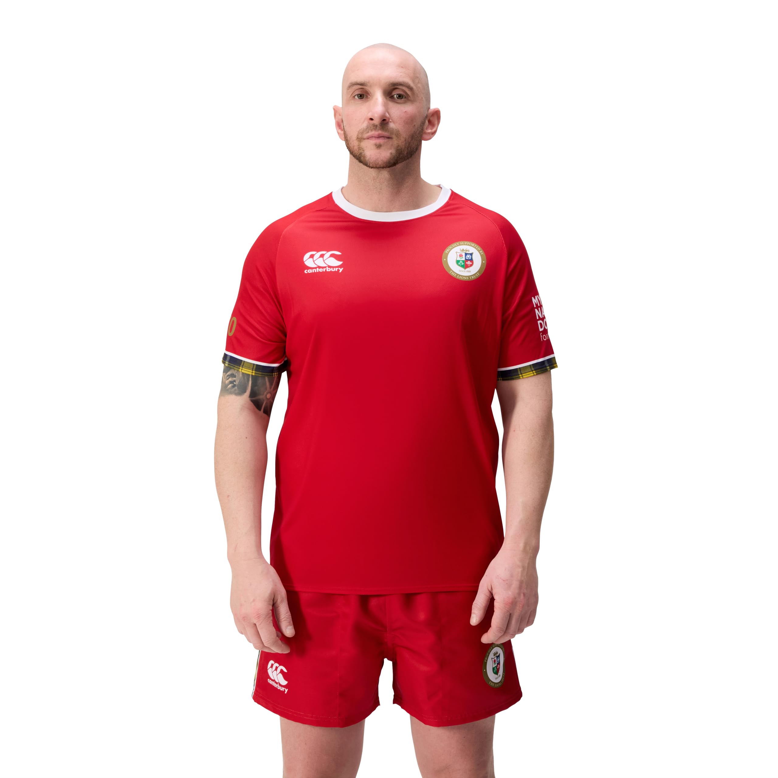 Canterbury Men's My Name's Doddie Foundation Eco Tee, Flag Red, S