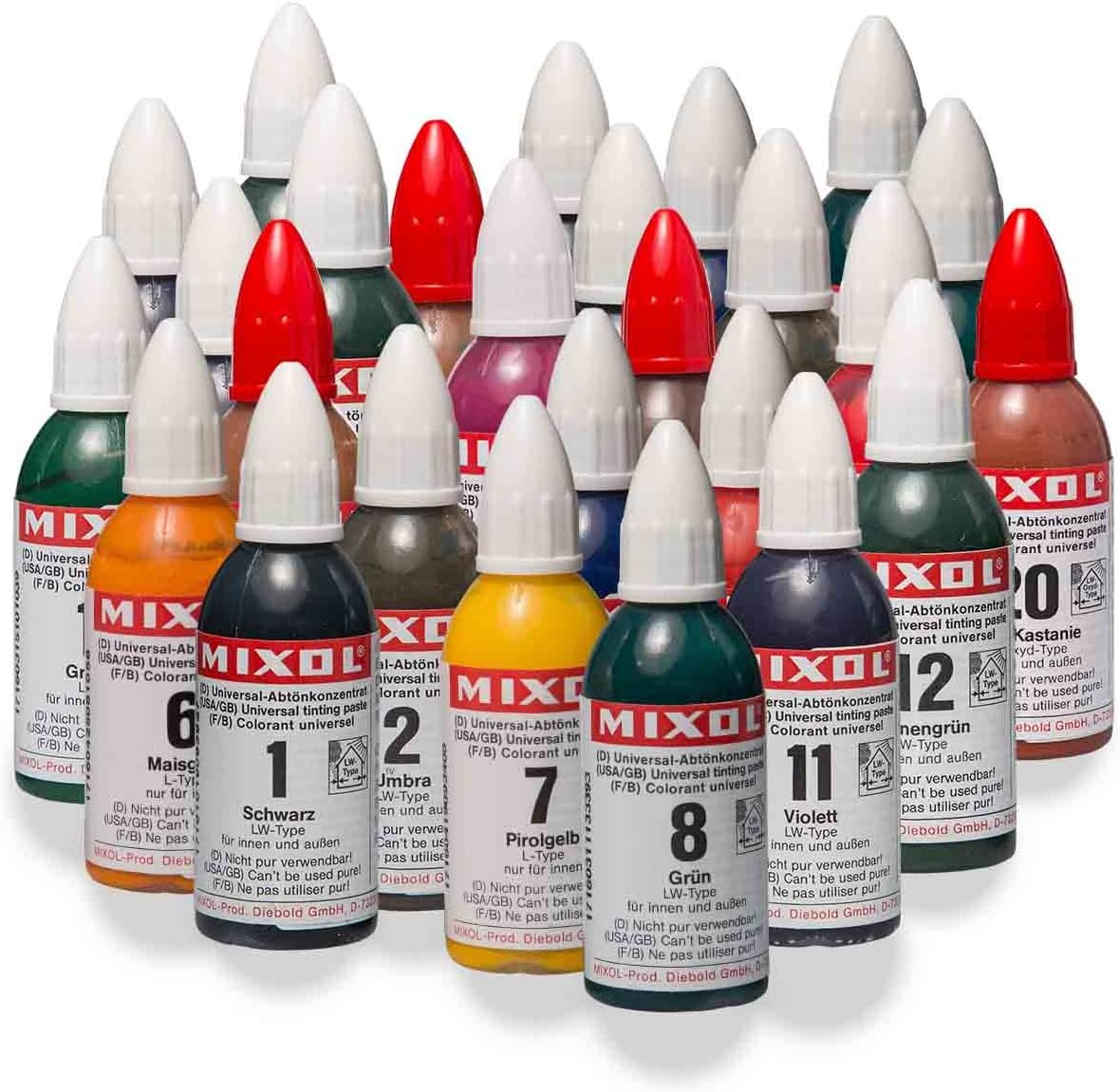 Mixol Komplettset 28x20ml Universal Abt nkonzentrat Pigment mixol-komplettset-28x20ml-universal-abt-nkonzentrat-pigment