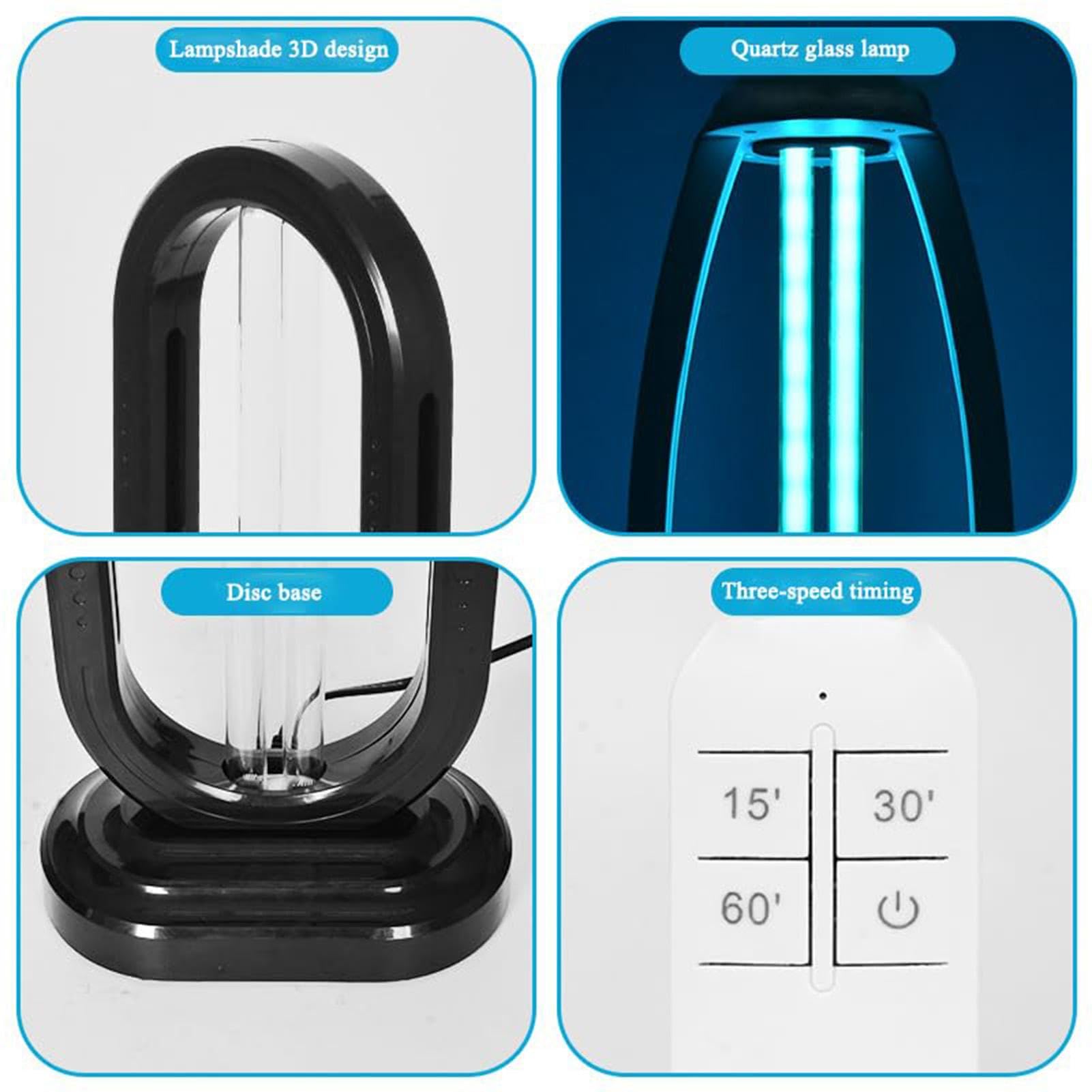 Purificatore d'aria con luce UV, purificatori d'aria per la casa | Purificatore d'aria per camera da , potente purificatore d'aria per camera da , lampada