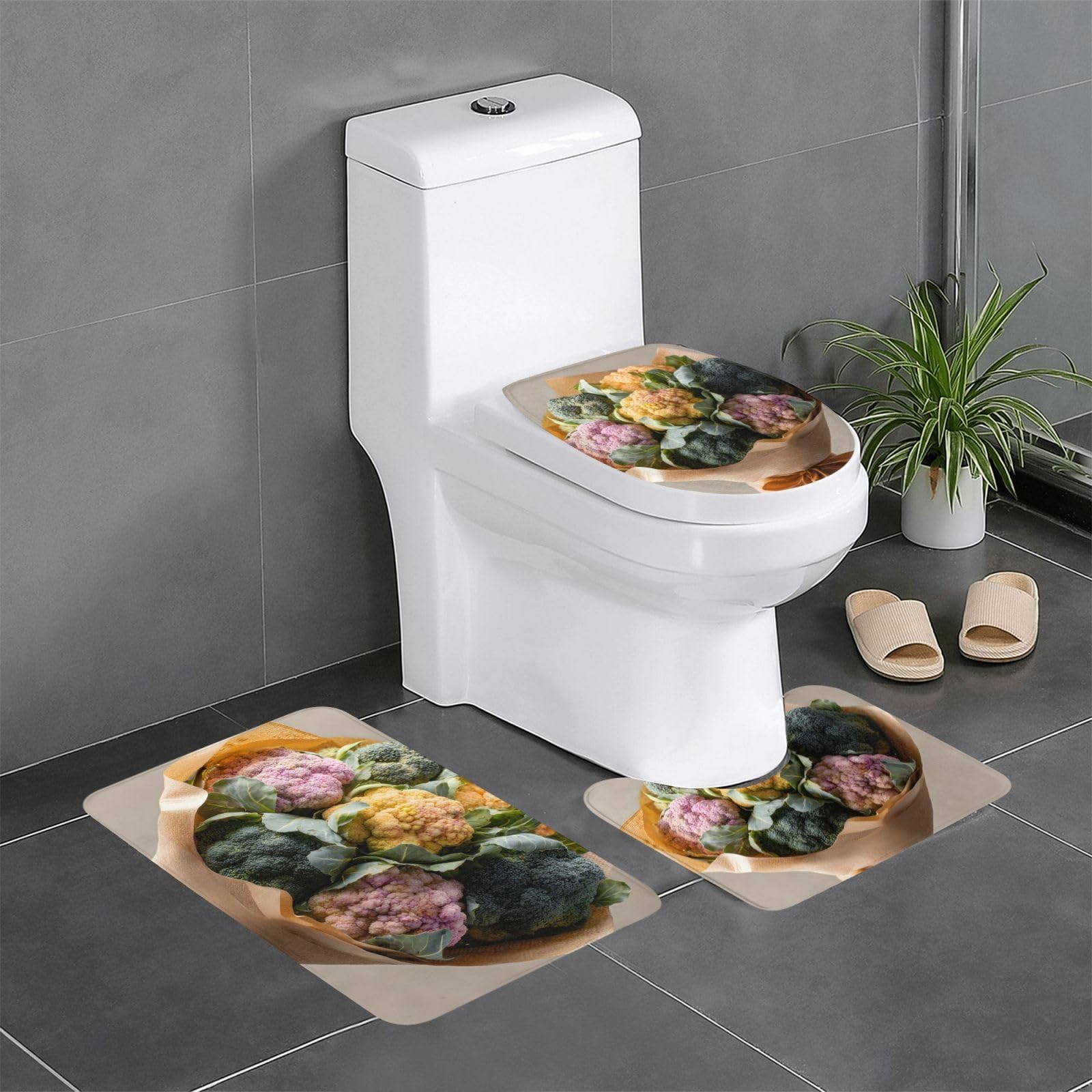 Tapis de salle de bain de qualité avec envers antidérapant