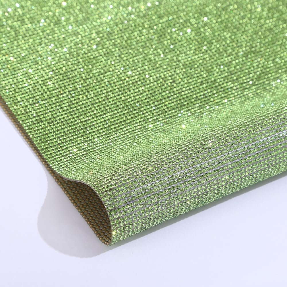 Pierres précieuses rond pour bricolage et strass autocollant en cristal SS8