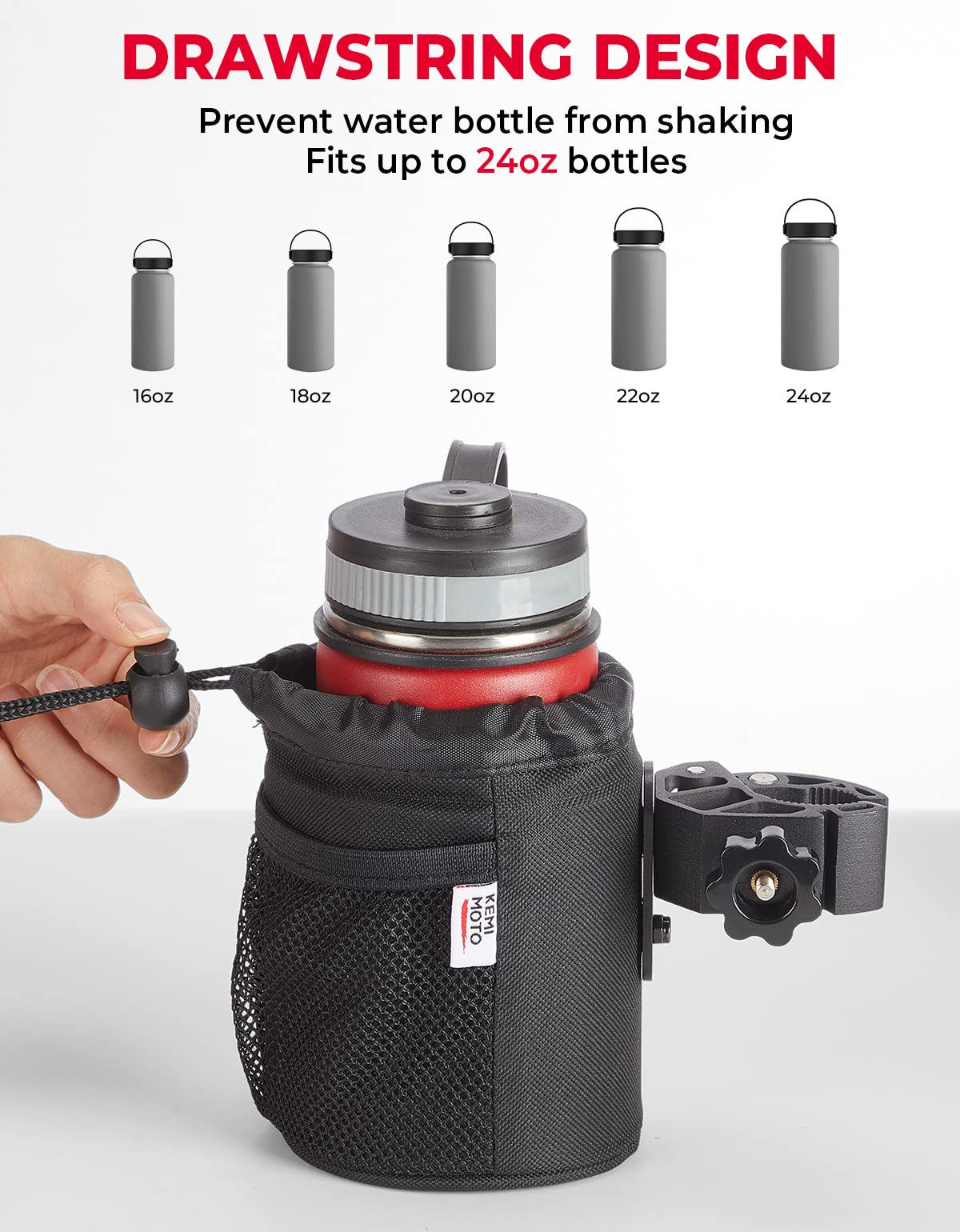 Borsa Attrezzi Porta Attrezzi Drado Per Bici - Kit Con Borraccia, Impermeabile, 1.2L Accessori Bicicletta Impermeabili