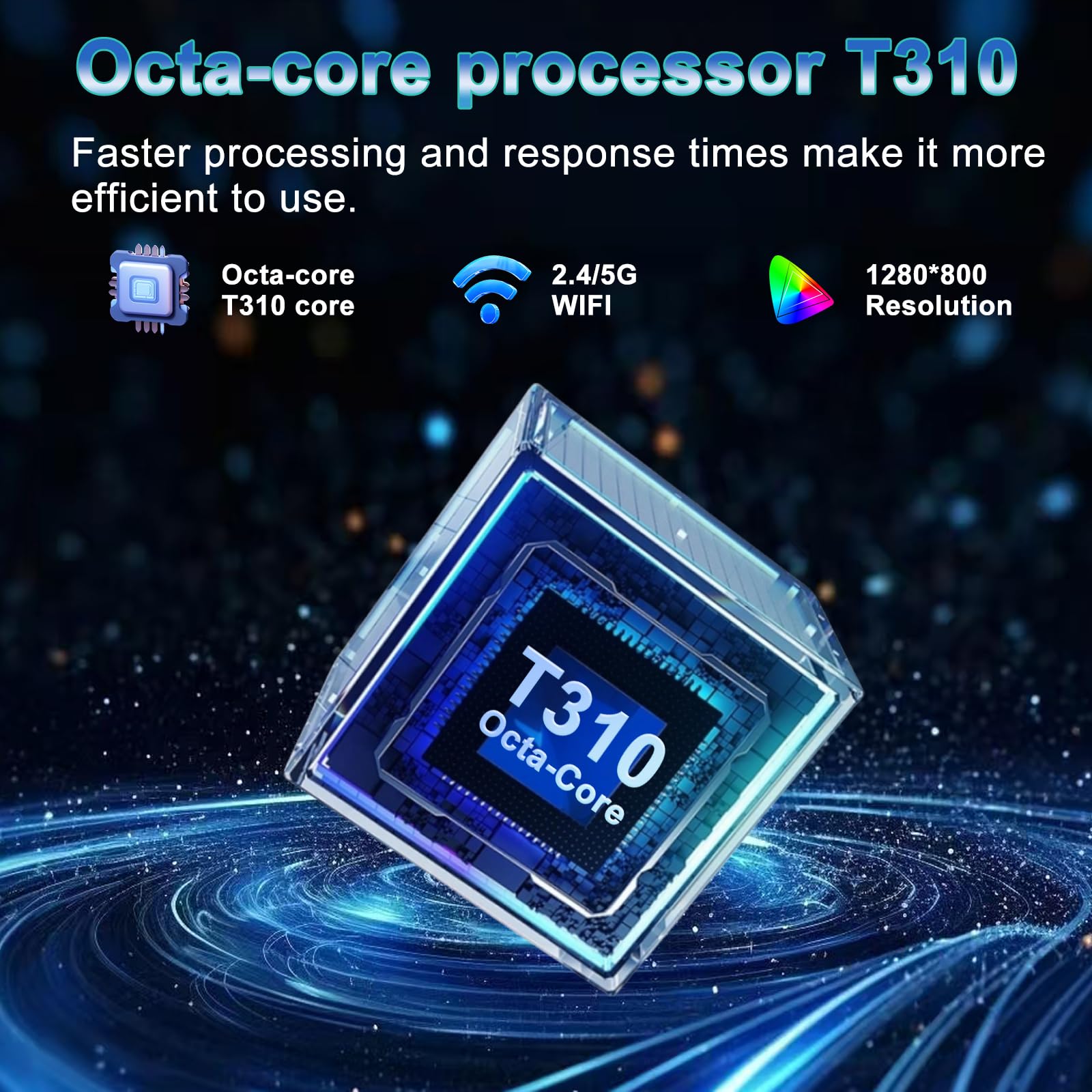 DMOAO Tablet 10 Pollici Android 15 con 30 GB RAM + 64 GB ROM(2TB Espansione), FHD Tablet con Tastiera e Mouse, 5G Wi-Fi, GPS, Widevine L1, Octa-Core, USB-C, BT 5.0, 6000 mAh, 8MP+5MP, Gemini AI, Oro