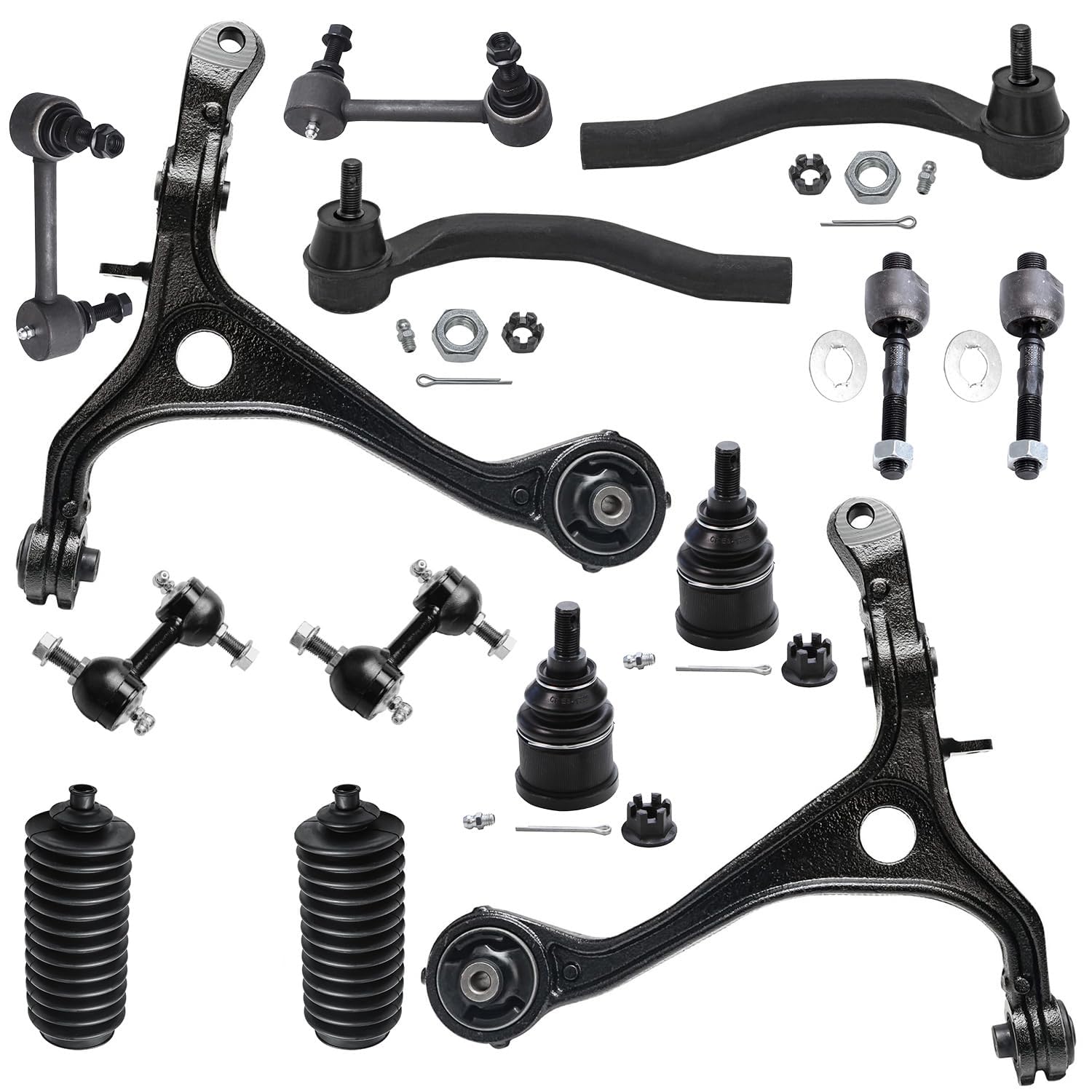 Detroit Axle - 14pc End Kit for Acura 2004-2008 TSX 2003-2007 Honda Accord