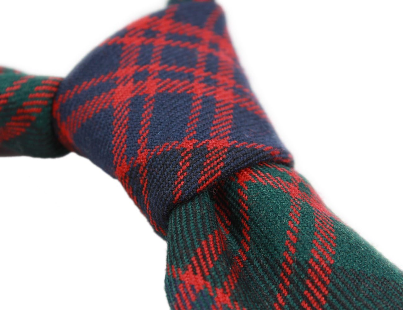 Lochcarron Tartan Tie 100% Wool 56" Long MacDonald Tartan