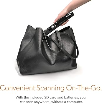 Ambir TravelScan Pro 300 Handheld Wand Scanner
