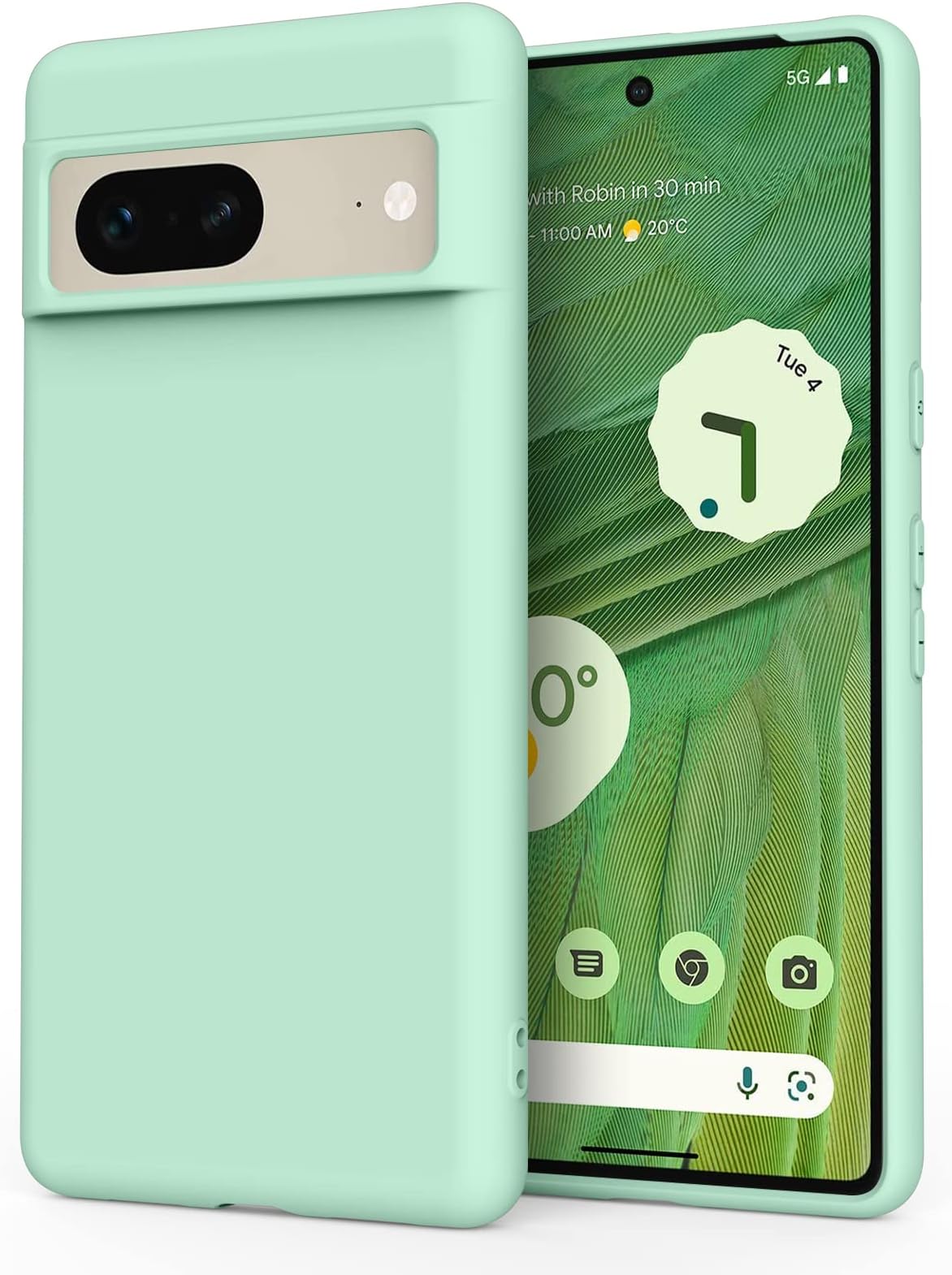 Vanjua Case Compatible with Google Pixel 7, Stylish Silicone Slim Full Body Protective Phone Cover for Google Pixel 7 Case 6.3 inch