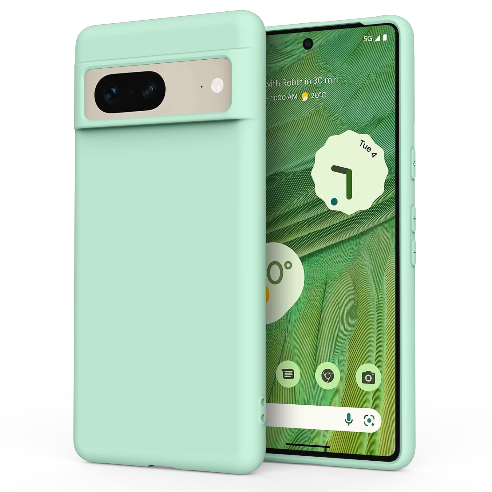 Meliya Back Cover Case Only Compatible for Google Pixel 7, Silicone Case Cover Rugged Flexible Durable Anti-Slip Protection Shockproof, Full Body Protective Cover for Google Pixel 7 (Light Cyan) (B0D4DLVS45) Amazon Price History, Amazon Price Tracker