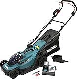 Makita DLM330RM Akku-Rasenmäher 18V / 4,0 Ah, 1 Akku + Ladegerät, Petrol Mit Akku, mit Ladegerät Single