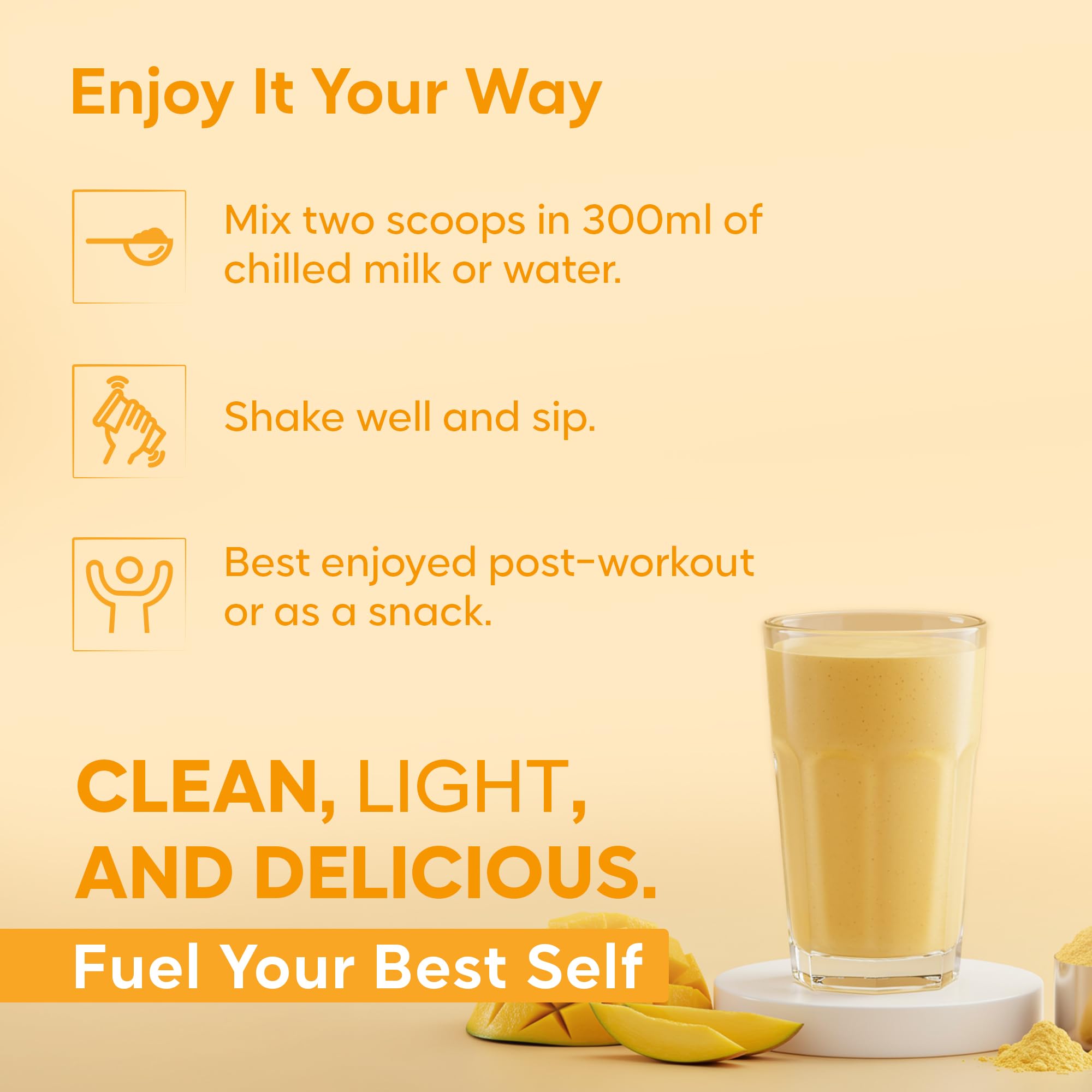 Foodstrong Gut Friendly Plant Protein - Mango | 24g Complete Plant Protein with Probiotics, Digestive Enzymes, Prebiotics & Indian Herbs | Vegan | No Sugar | 500g — Amazon image 13