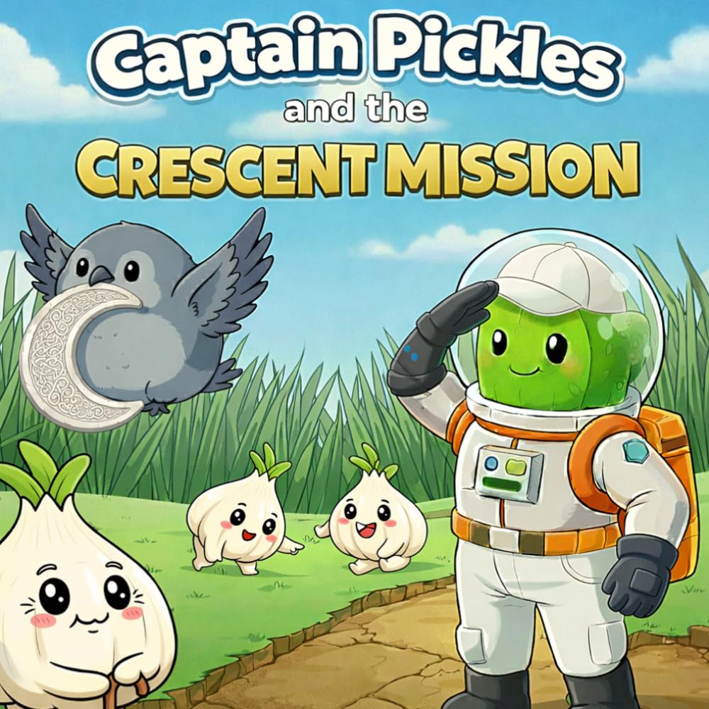 Captain Pickles and the Crescent Mission: A Fun Crescent Shape Adventure Workbook for Toddlers and Kindergarten | Learn to Trace, Draw, Recognize & ... Fun (Captain Pickles Shape Training Missions)