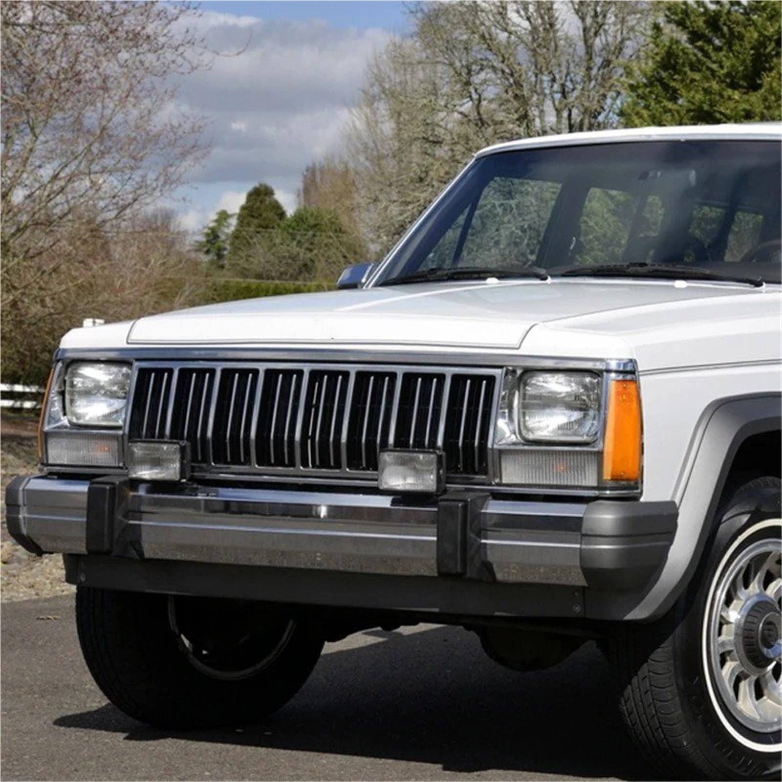 Luces De Circulación Diurna Para Jeep Para Cherokee | Para Comanche Para Wagoneer Esquina Delantera Estacionamiento Indicador Lateral Luz Carcasa Lámpara