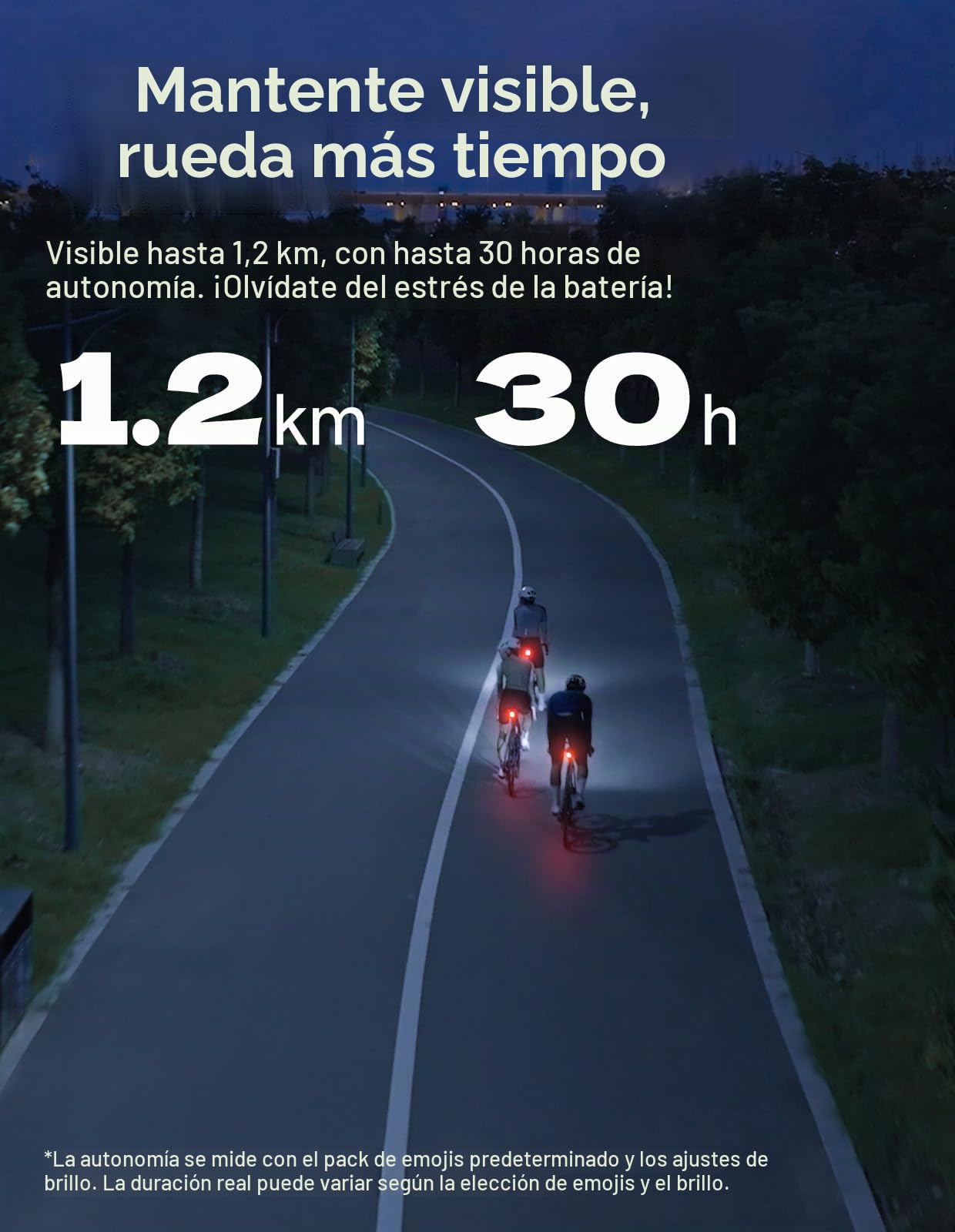 iGPSPORT ET6 Luz Trasera Bicicleta de Expresion,Sensor de Freno | 1.2 Km Recargable Luz Bicicleta Trasera, Auto On Off, Recordatorio de Giro, IPX7,Conexión con el Ciclocomputador iGPSPORT.