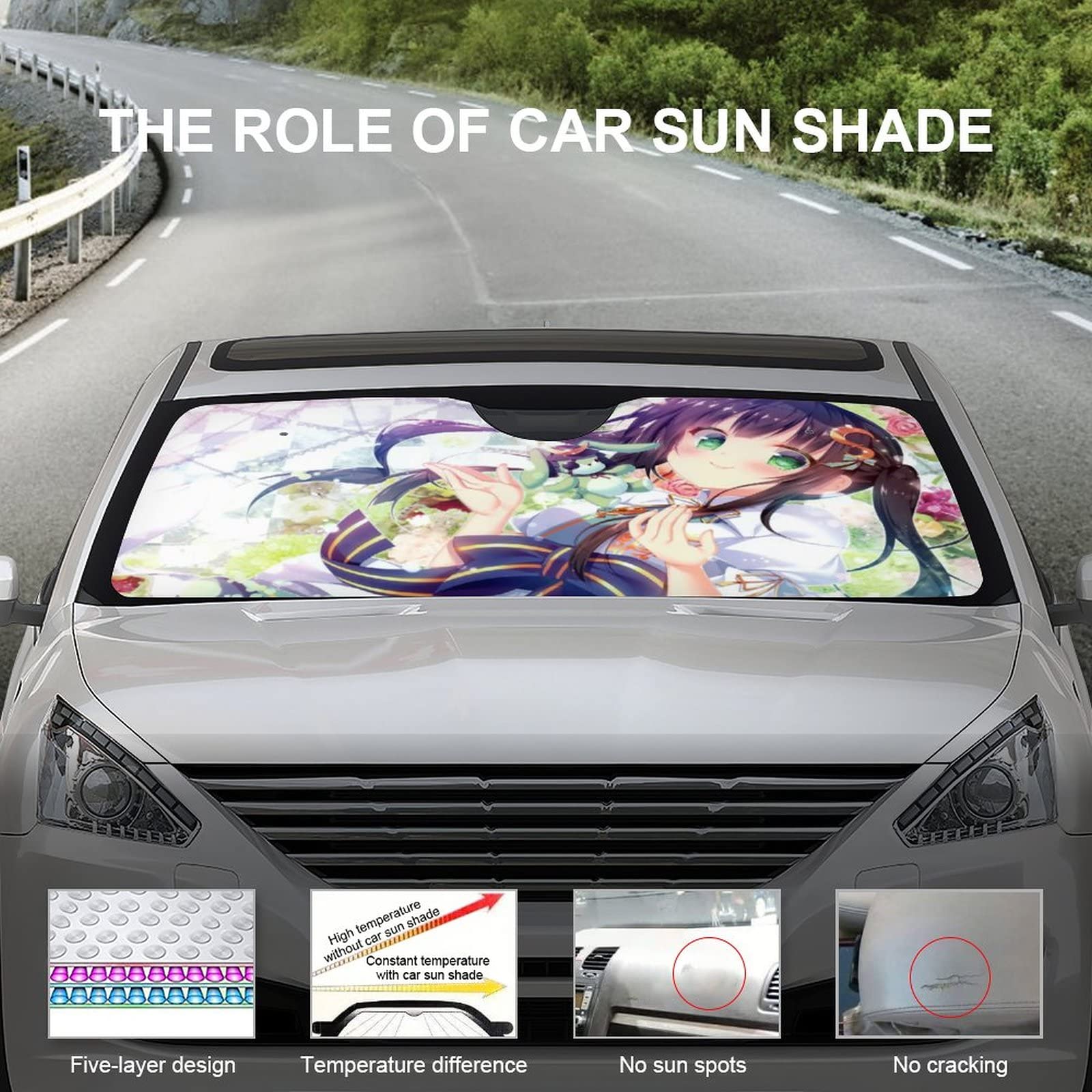 Amazon | 車用サンシェード カーサンシェード ご注文はうさぎ