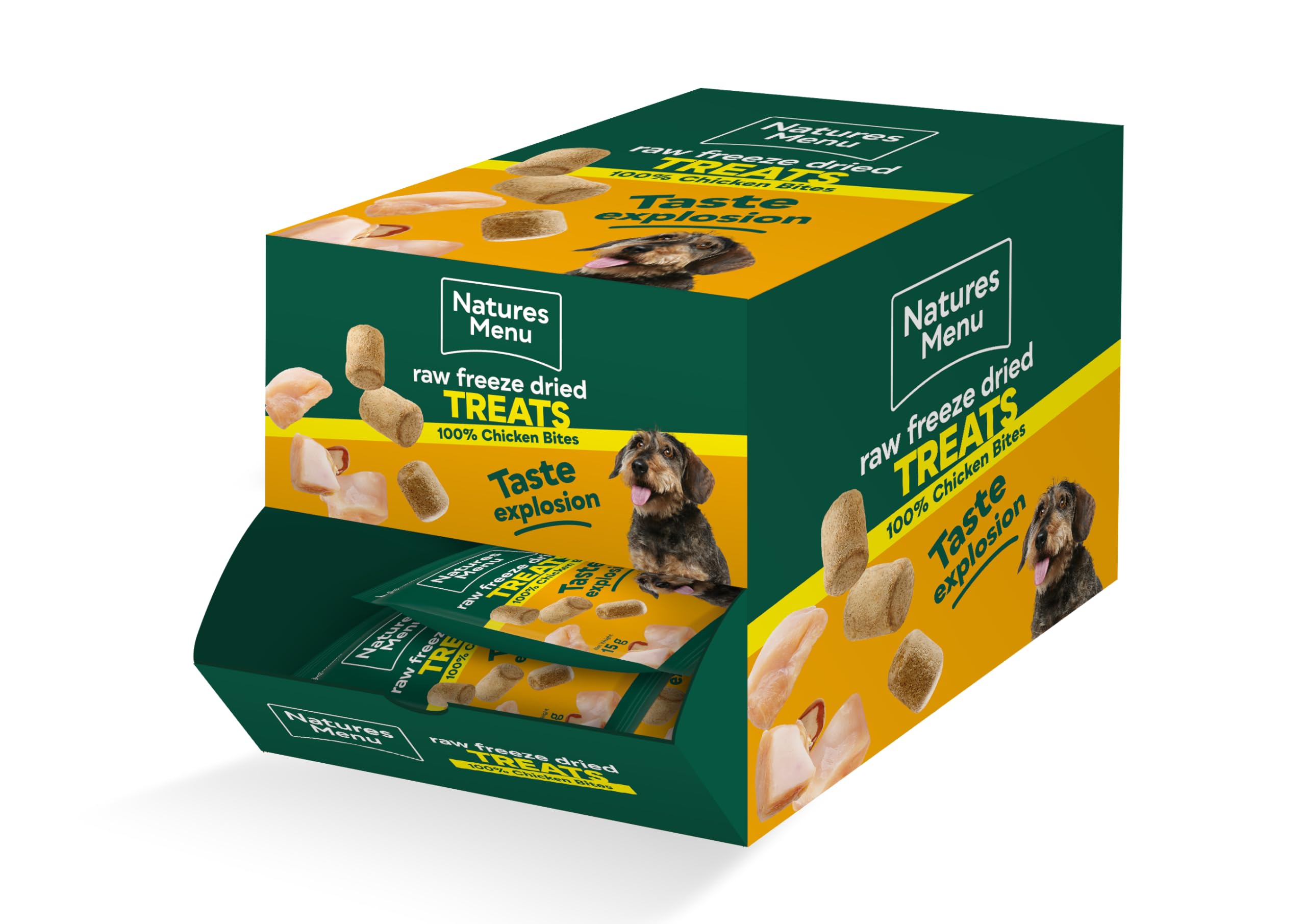 Natures Menu Raw Freeze Dried Treats - Chicken - 20 x 15g