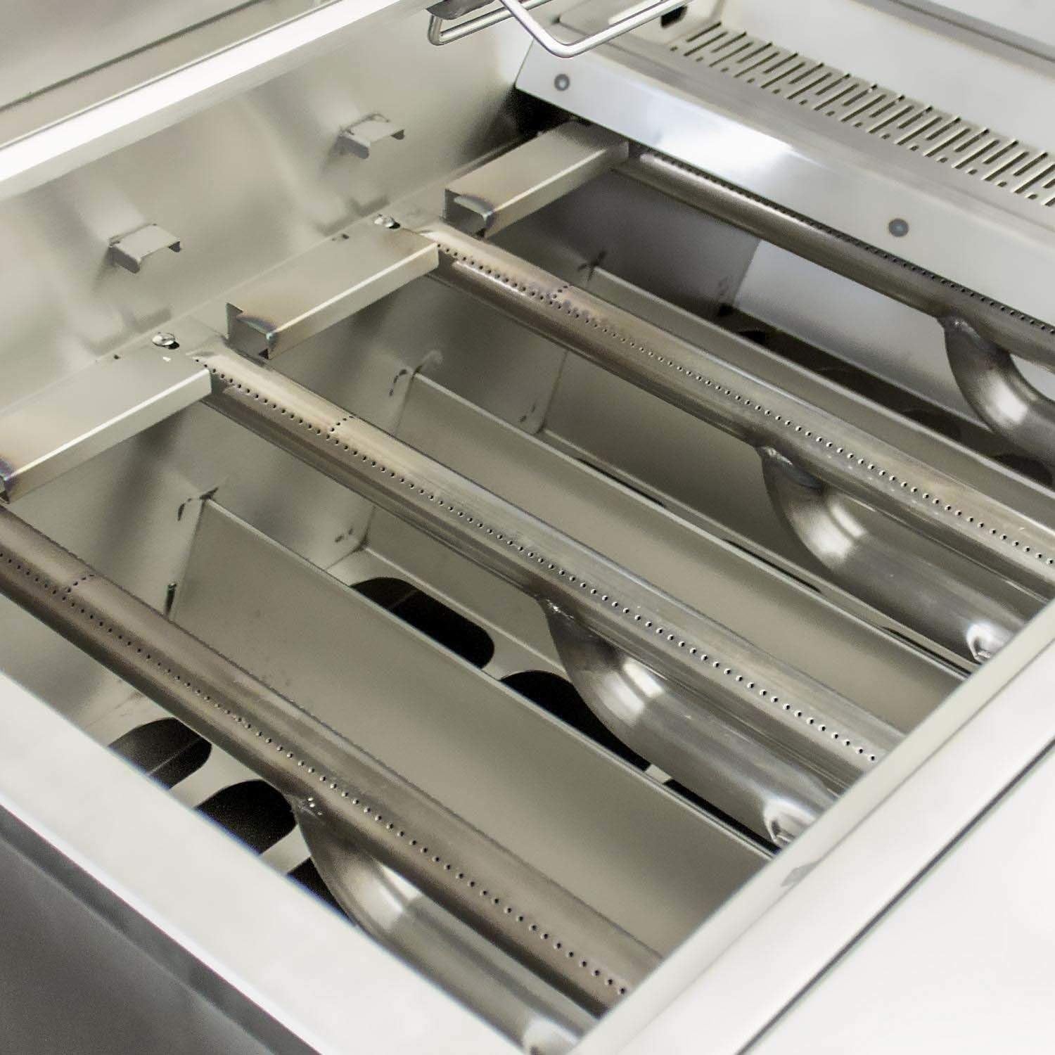 Freestanding Dual Fuel Wood/Charcoal/Gas Grill, 54-Inch, Natural Gas