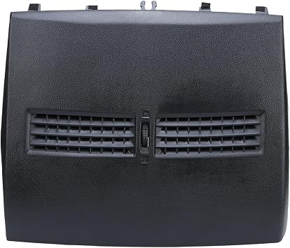 Front Upper Center Dash Vent Trim Bezel, 68414ED50C Top Center Dash Vent Trim for Tiida Versa Latio C11 Black