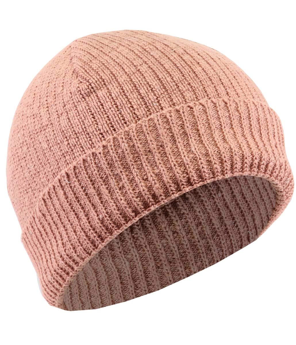 Hempiness Organic Pure Hemp Classic Knit Beanie Hats-Faded Rose Pink