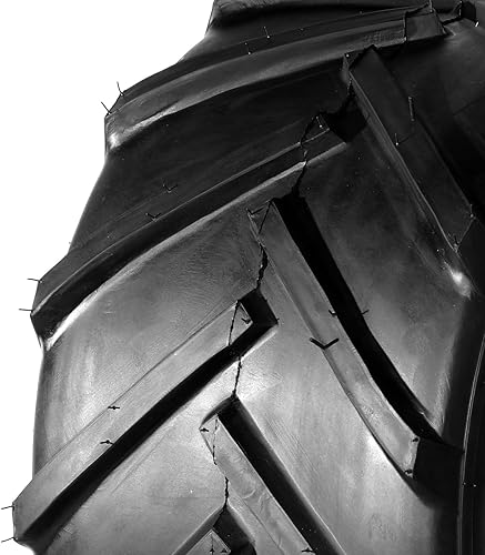 Miniatura 6 de SUNROAD Juego de 2 neumáticos de tractor para cortacésped de 24x12.00-12 de 24x12.00-12 6PR sin cámara