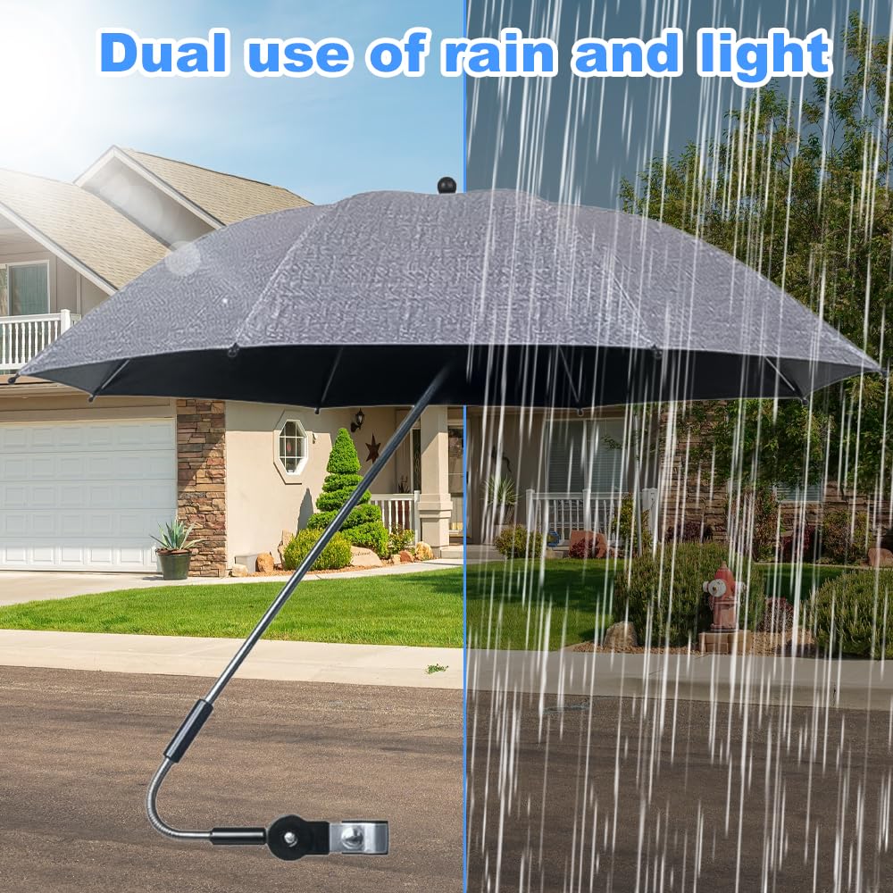 Mineup Parasol et universel Ombrelle UV 50+ pour poussette et Landau, 75 cm