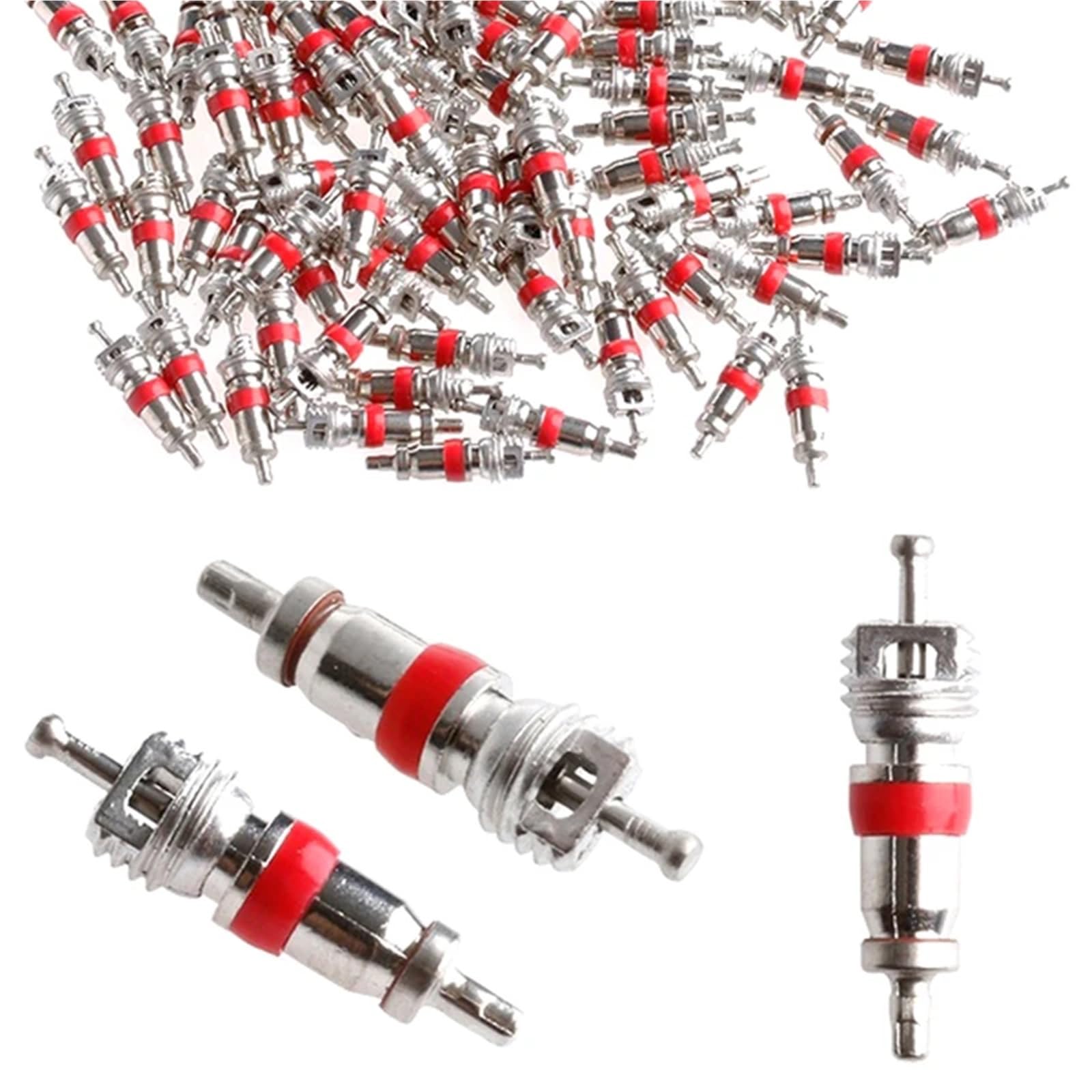 Strumento for la rimozione del nucleo della valvola con chiave 100 pezzi Parti di ricambio dello stelo pneumatico for meccanici automobilistici camion e riparazione pneumatici