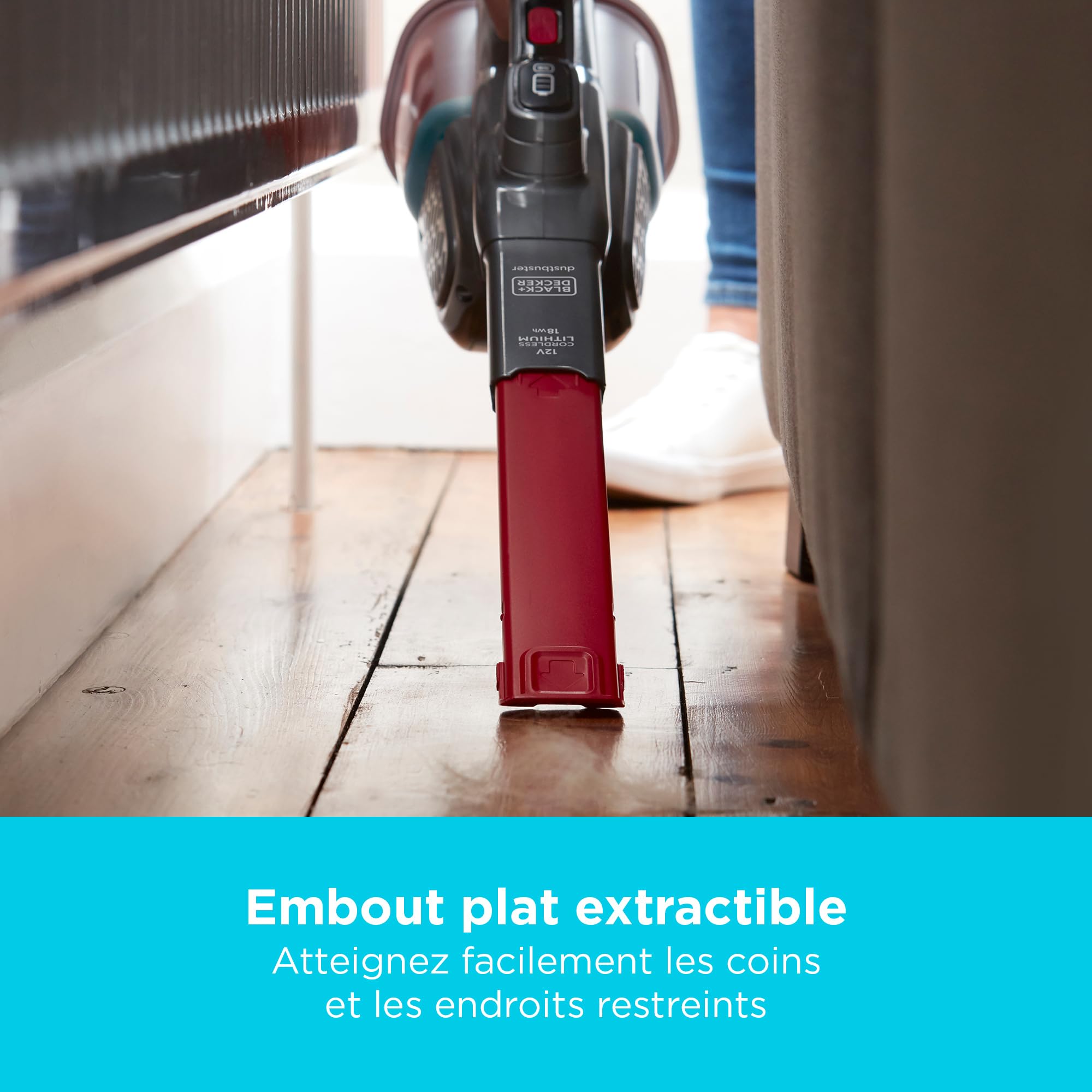 BLACK+DECKER - Aspirateur à Main sans Fil 12V, BHHV315B-QW
