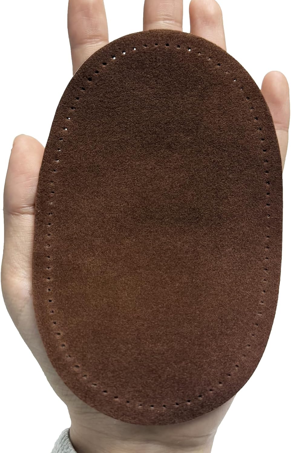 8Pcs Sew-On Fabric Oval Patches – Elbow & Knee Repair Patches for Sweaters and Trousers, Craft Sewing Appliques in Coffee and Brown