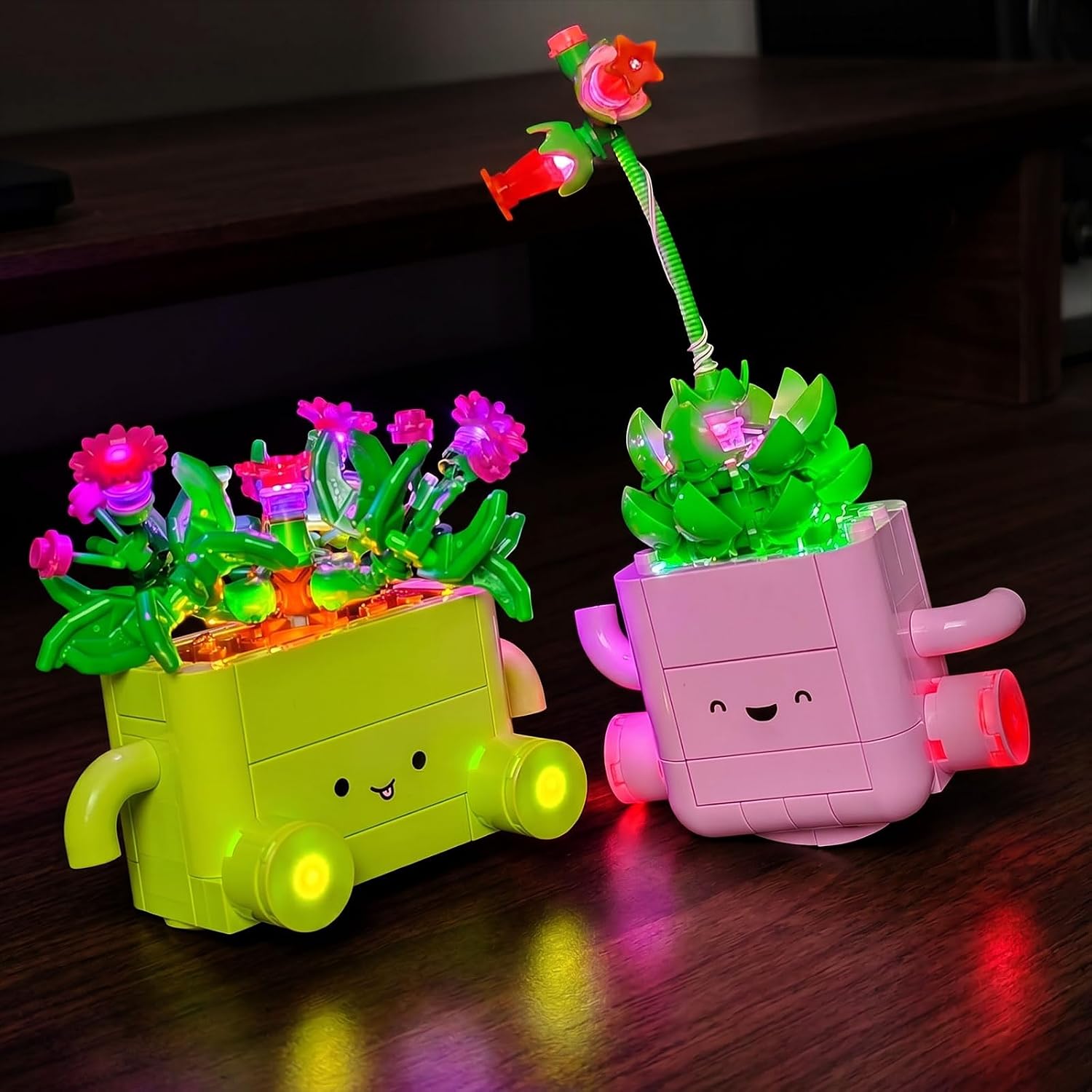 Light Kit Compatible with Lego 11506 Rocking Plants Botanical Collection | Upgrade Touch Switch Custom LED Lighting Accessories for Building Model Display, Lights Only, Model Not Included